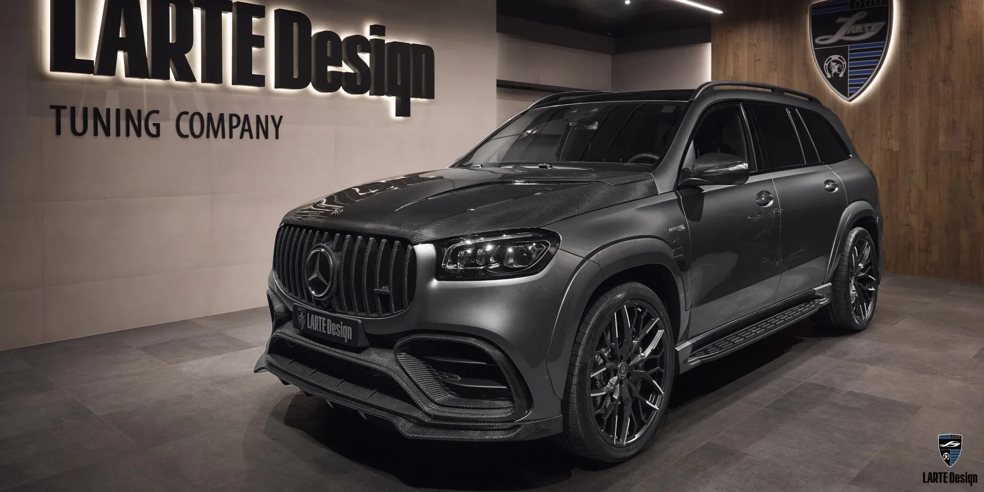 Кастомный обвес для Mercedes GLS AMG 63 от LARTE Design