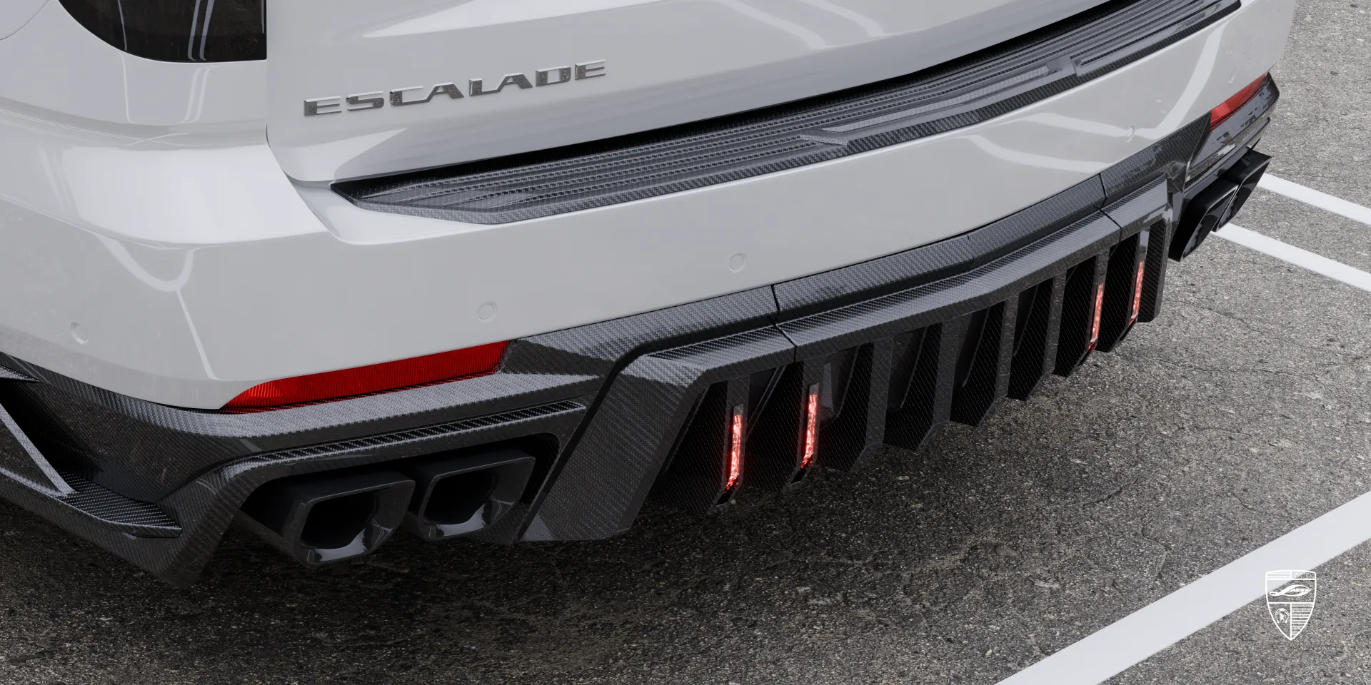 Окраска Vibrant White Tricoat на Escalade‑V: изысканное многослойное покрытие с глубоким глянцем