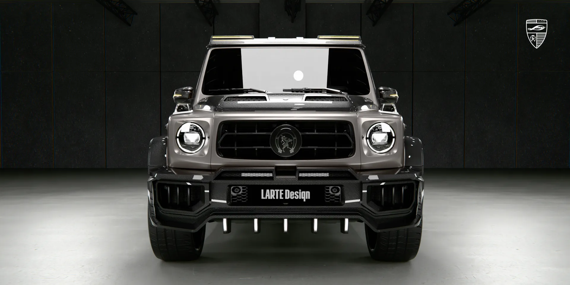 Widebody‑преобразование без сверления на G 63 AMG, стык заднего бампера и диффузора
