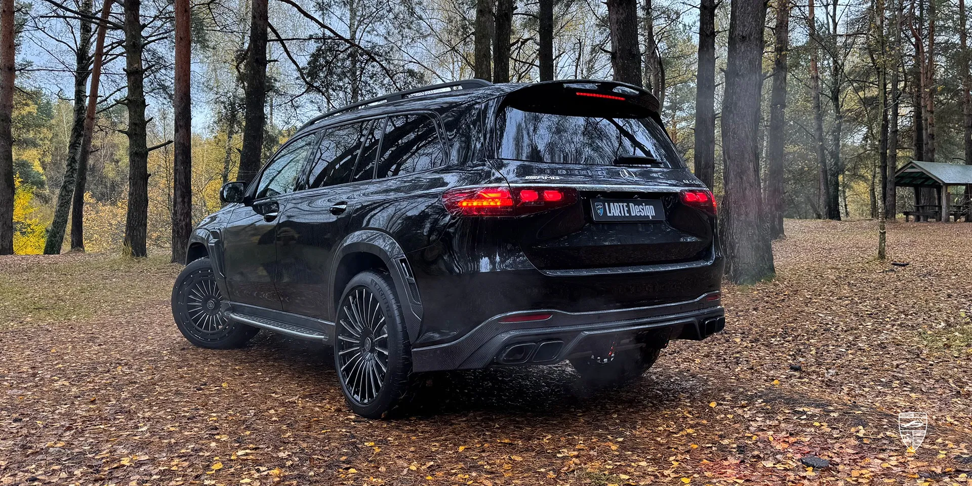 Mercedes GLS AMG 63 X167 после рестайлинга — ультраредкий кастомный экстерьер с китом WINNER.