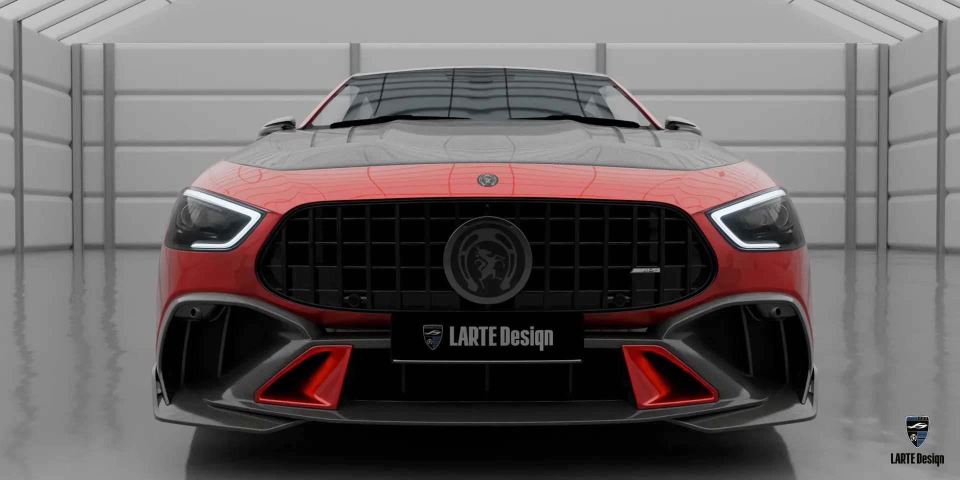 Кастомный Mercedes GT AMG 63 в красном — люксовое купе с тюнингом Signature