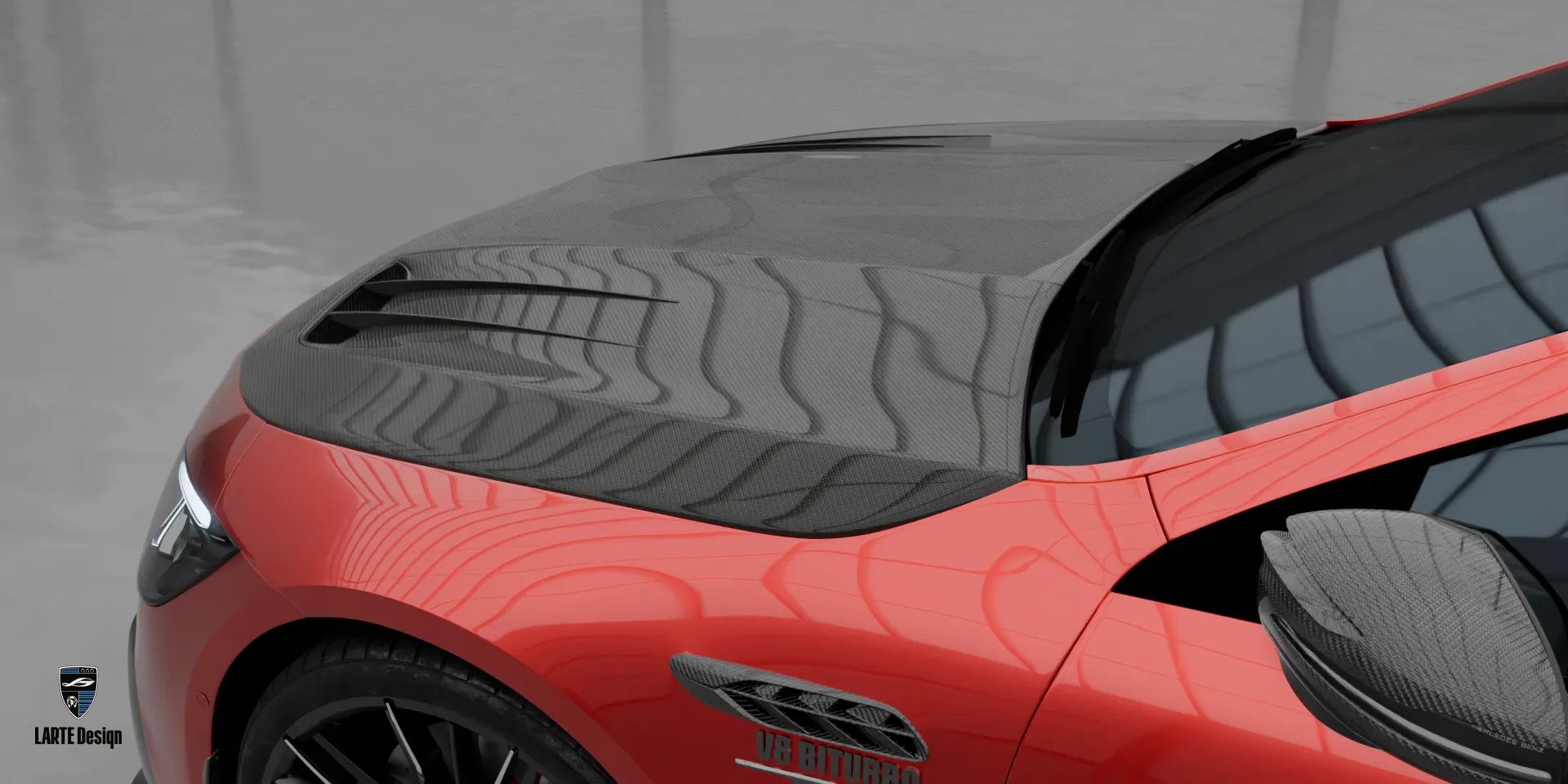 Красный Mercedes GT 63 — уникальный комплект Signature для купе