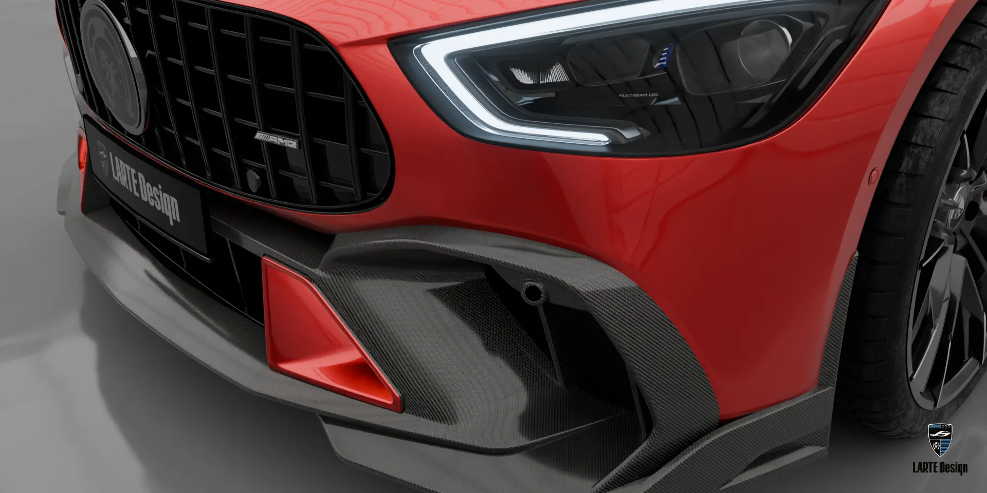 GT AMG 63 в красном — топовый стиль с пакетом Signature и спортивной внешностью