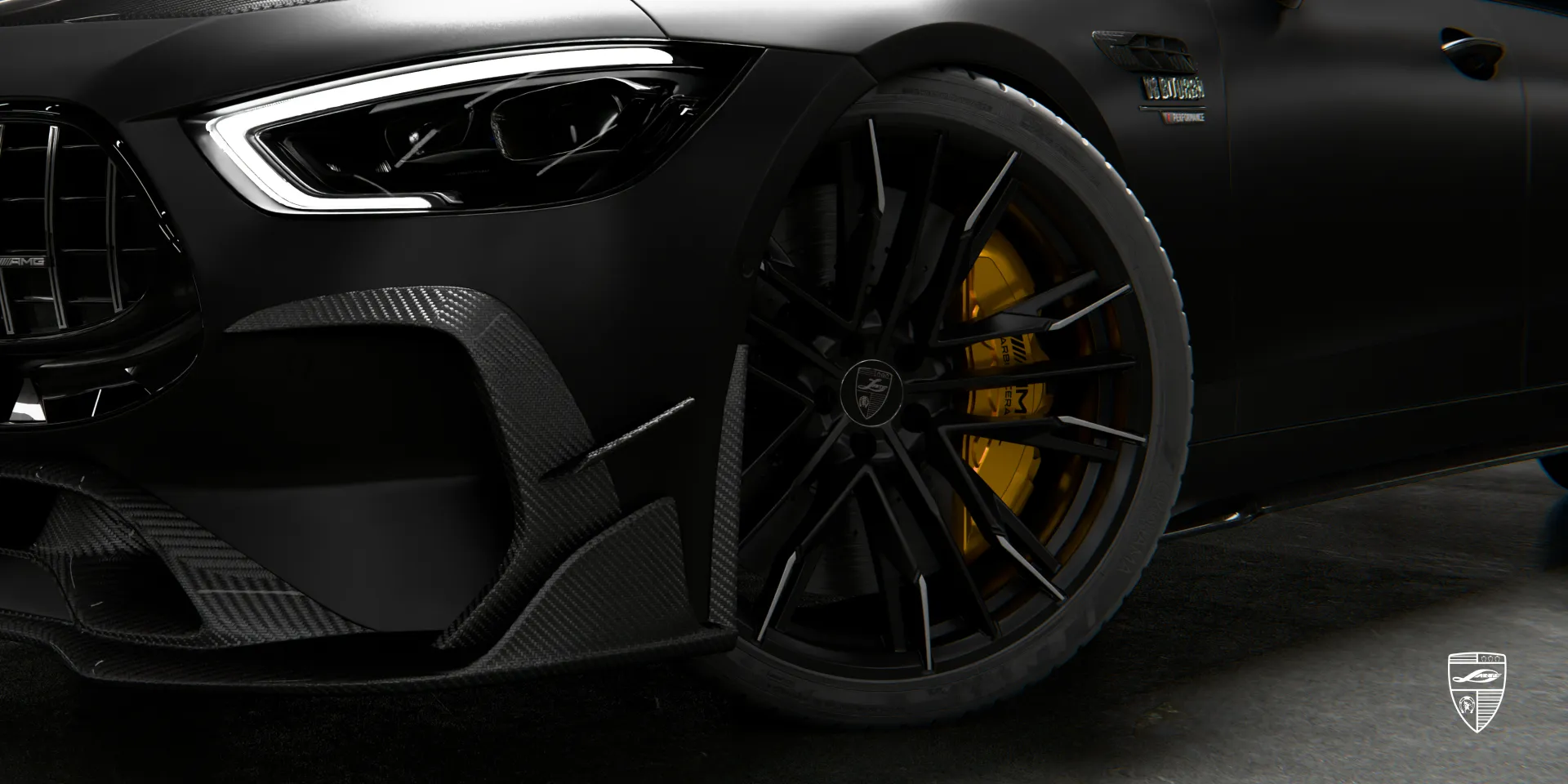 Эксклюзивные кованые диски для Mercedes GT AMG 63 Facelift улучшают управляемость и эстетику