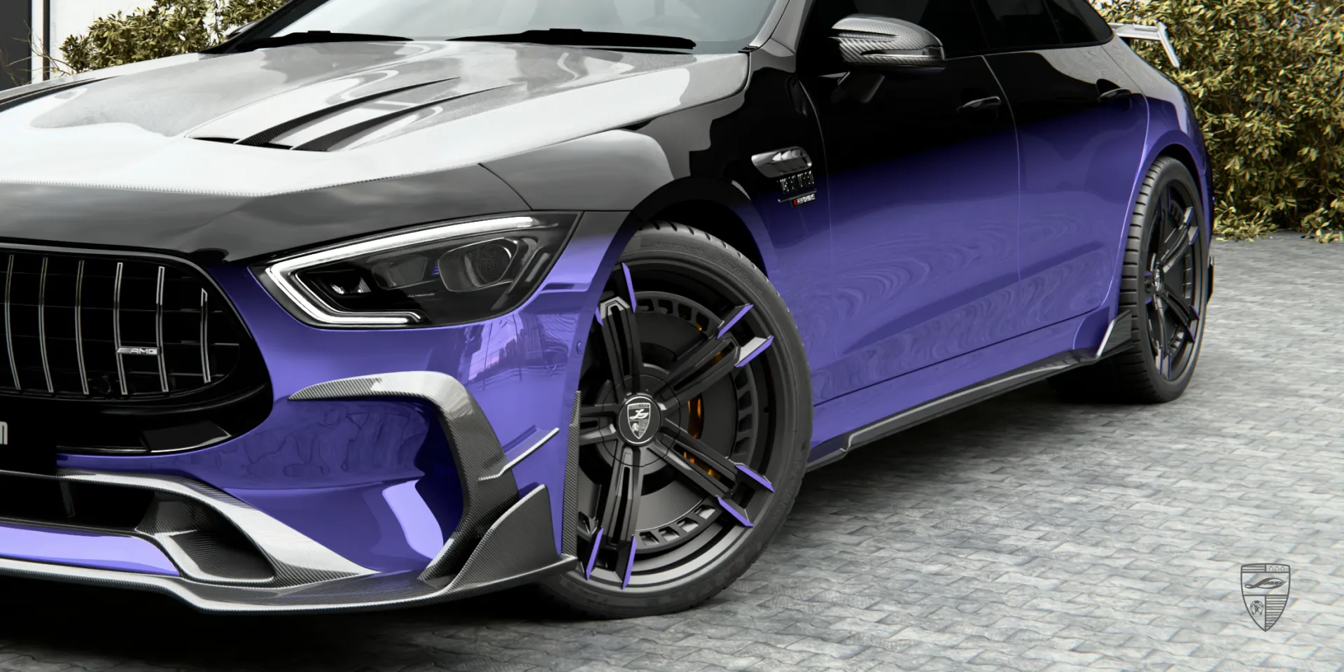 Кастомные кованые колёса для Mercedes GT AMG 63 Facelift улучшают вид и ходовые качества