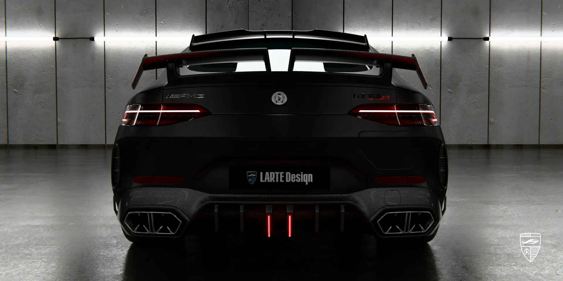 Карбоновое обновление для Mercedes GT Facelift AMG 63 повышает динамику движения