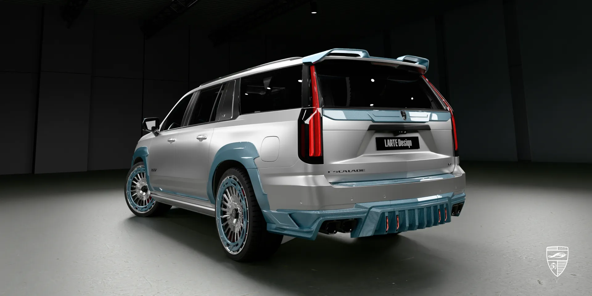 Кастомный стайлинг жемчужно‑белого Cadillac Escalade V — для уникального, эффектного облика