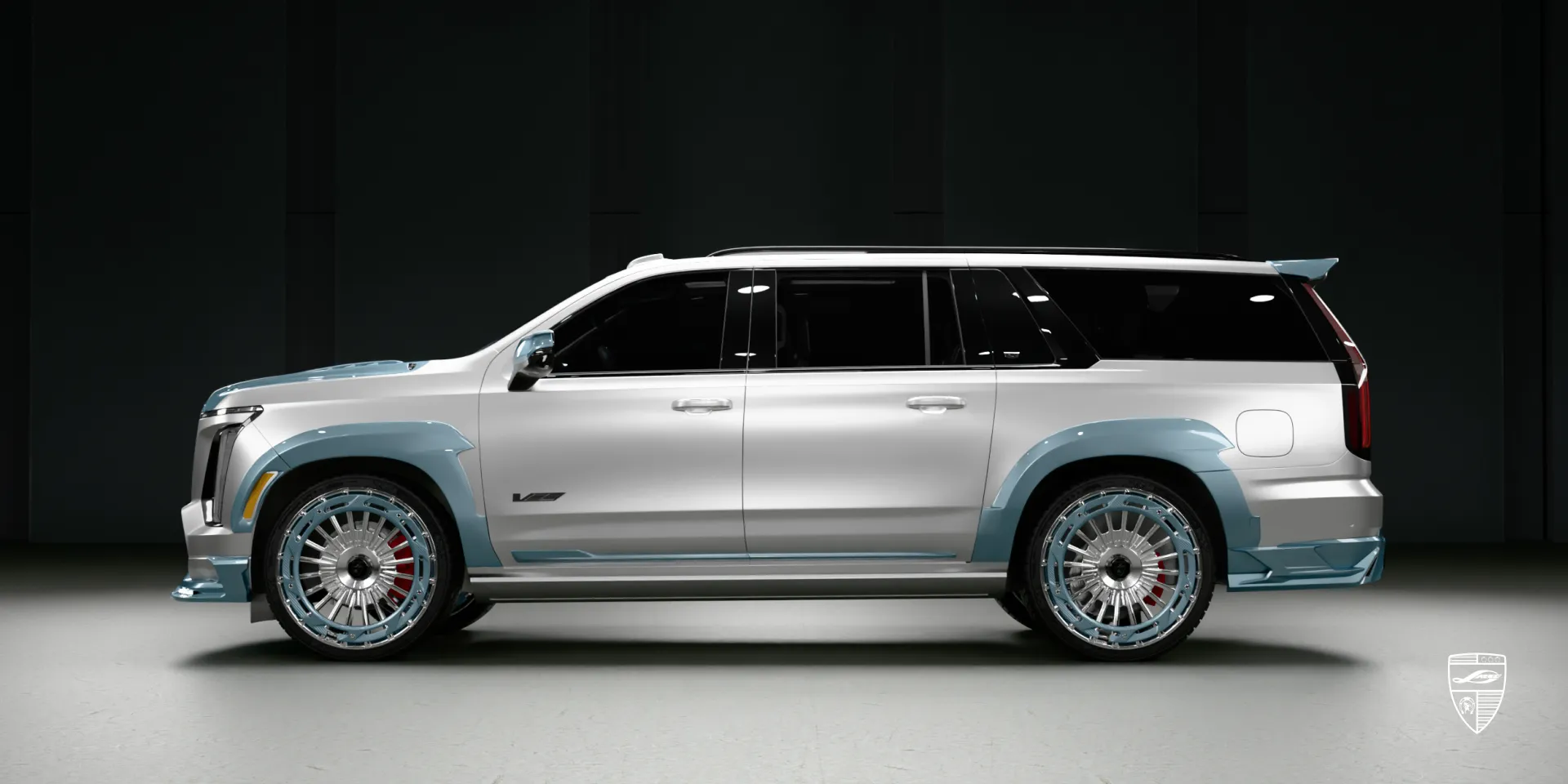 Тюнинг‑комплект для жемчужно‑белого Escalade V: новая эстетика и динамичный дизайн