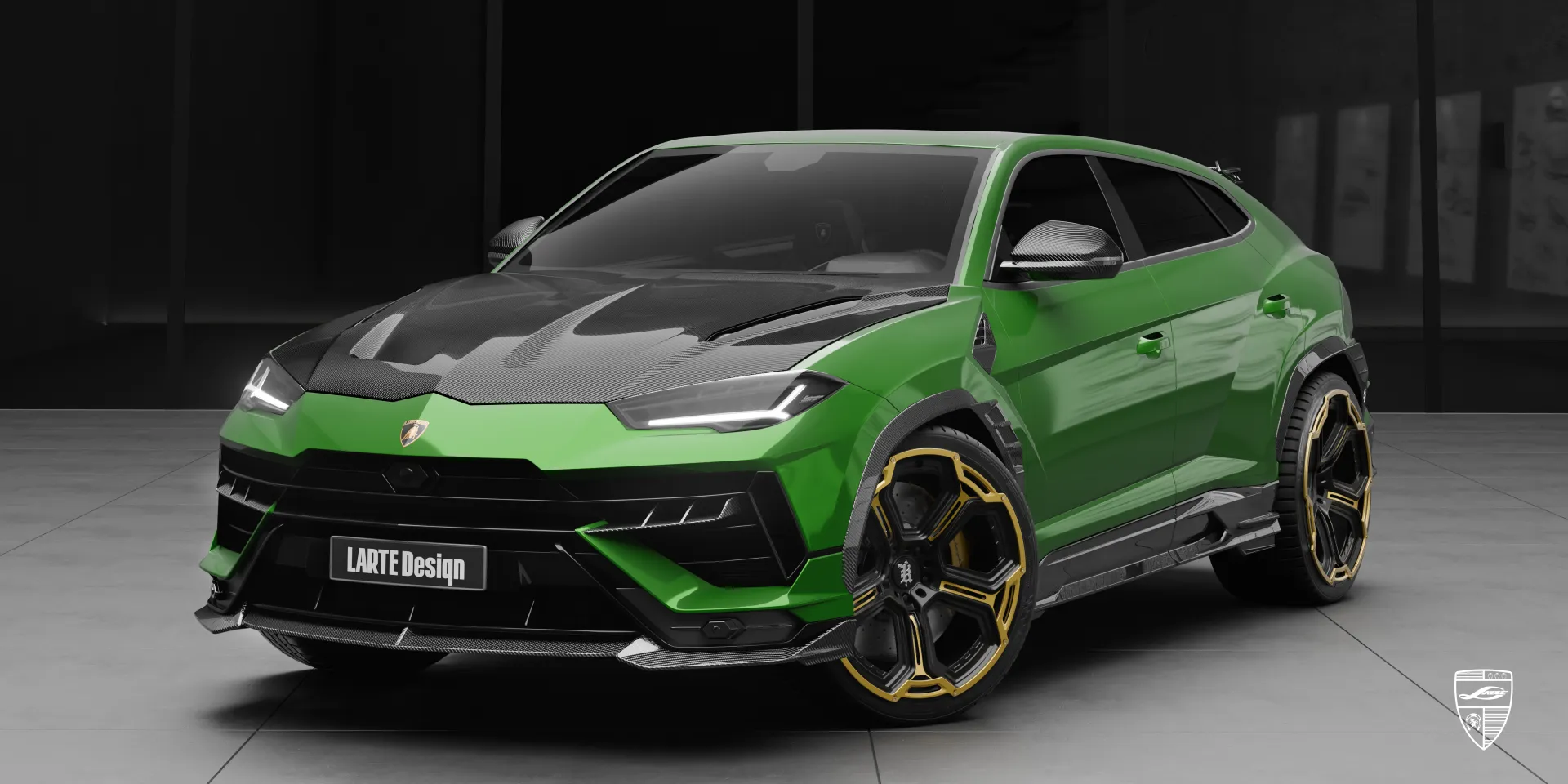 Lamborghini URUS S / Performante с обвесом Largenda и дизайном в единственном экземпляре