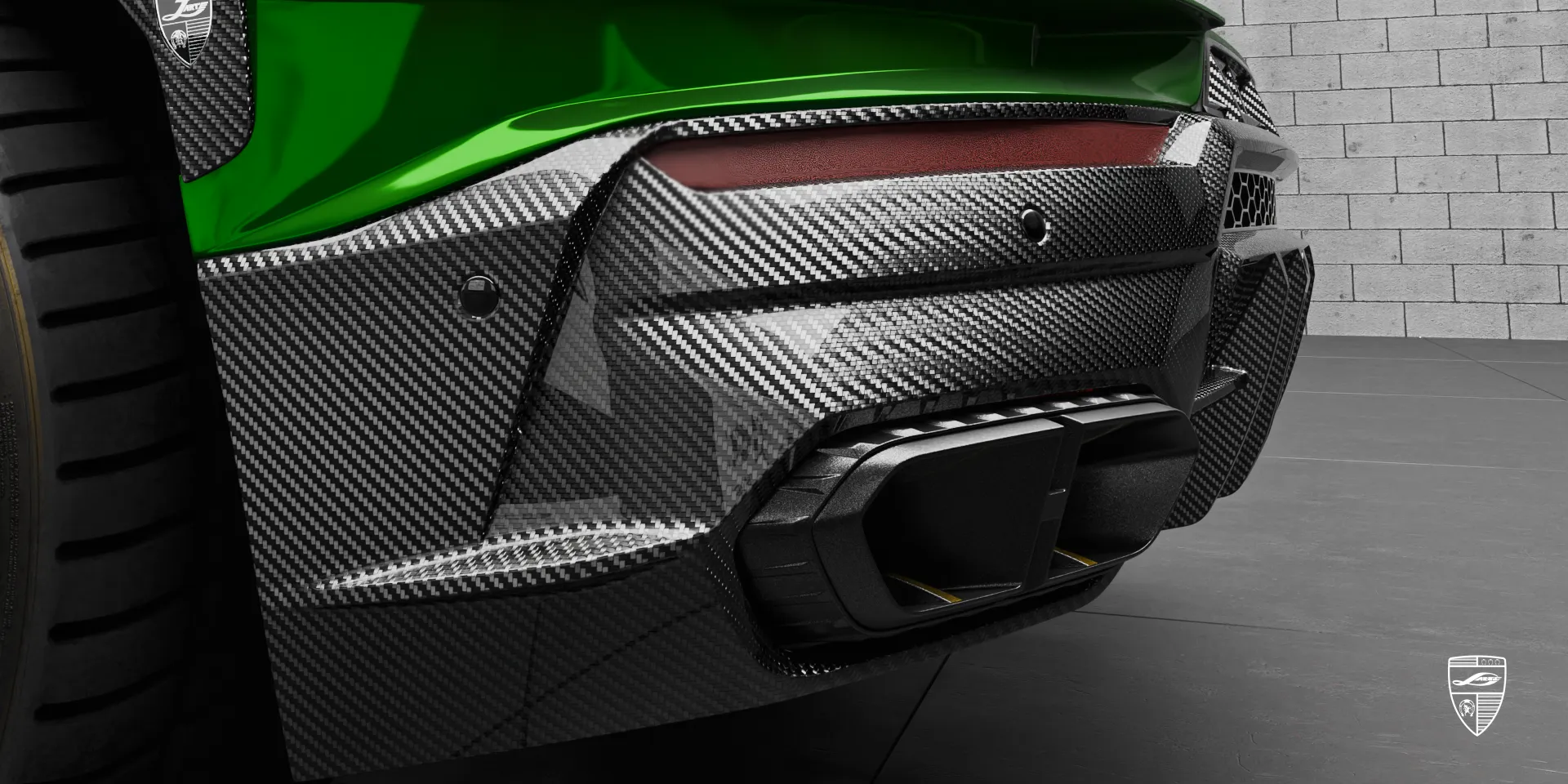 Lamborghini URUS S с карбоновым набором и спортивным внешним видом