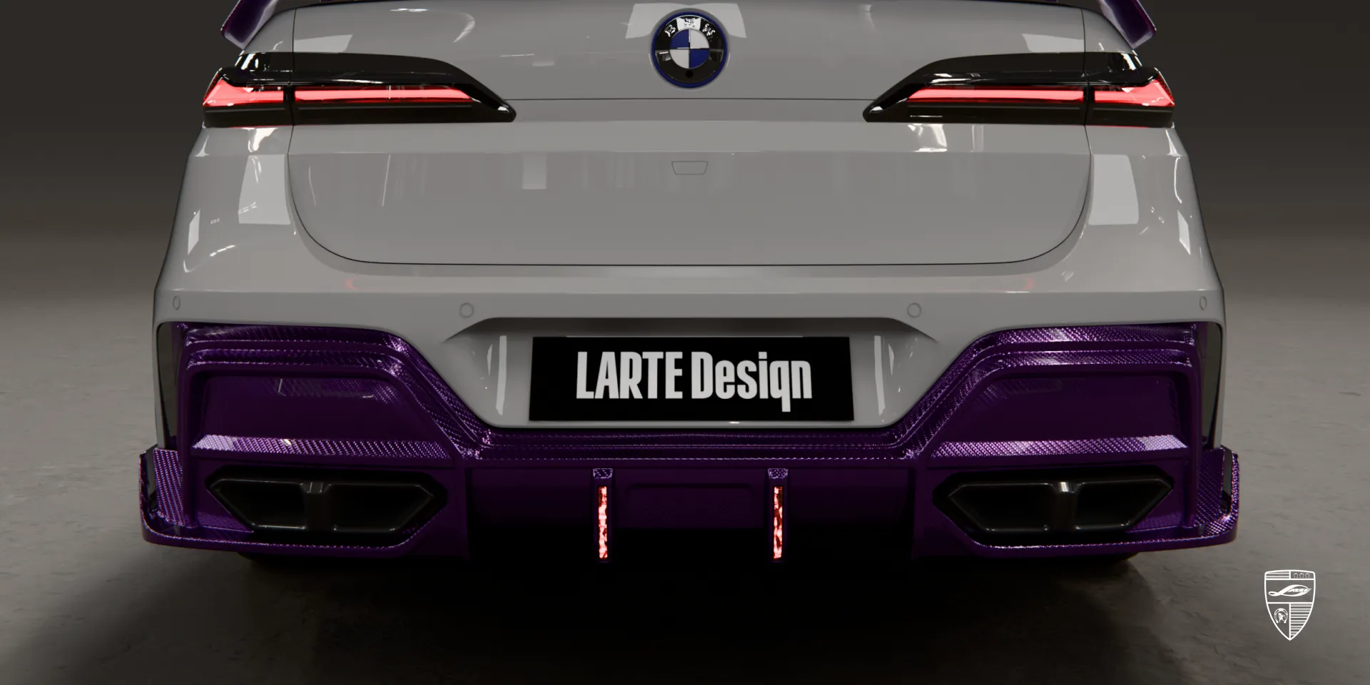 Высококлассная доработка люксового седана BMW 7 Series, технологичный облик