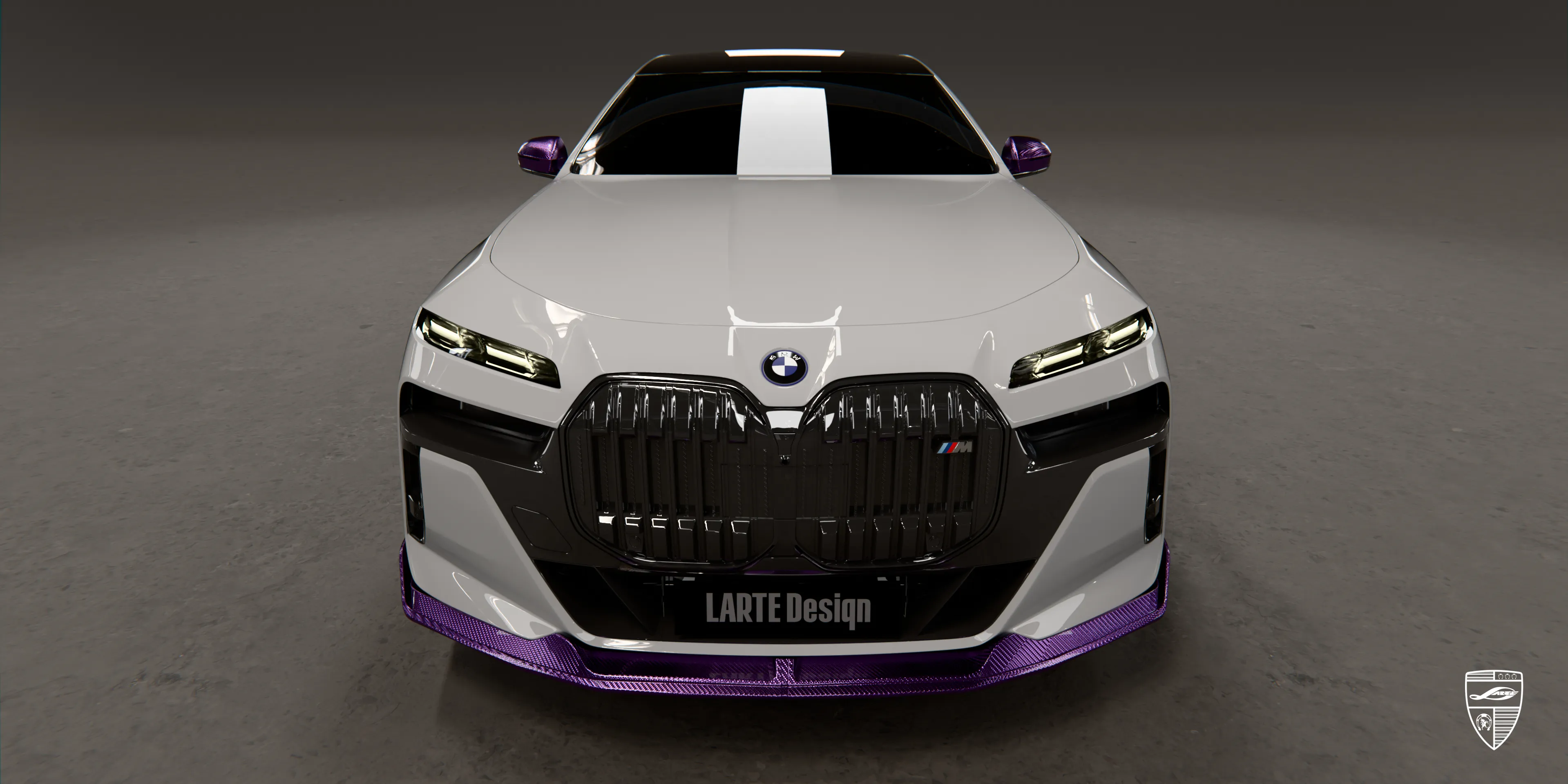 Флагманский лимузин: люксовый седан BMW 7 Series с престижным присутствием на дороге