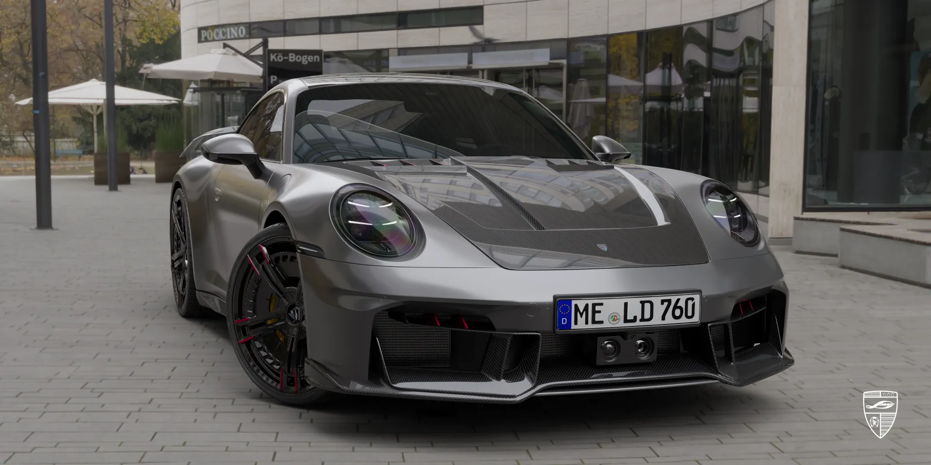 2025 Porsche 911 Carrera 992.2 с фейслифтом и аэрокитом в спортивном исполнении