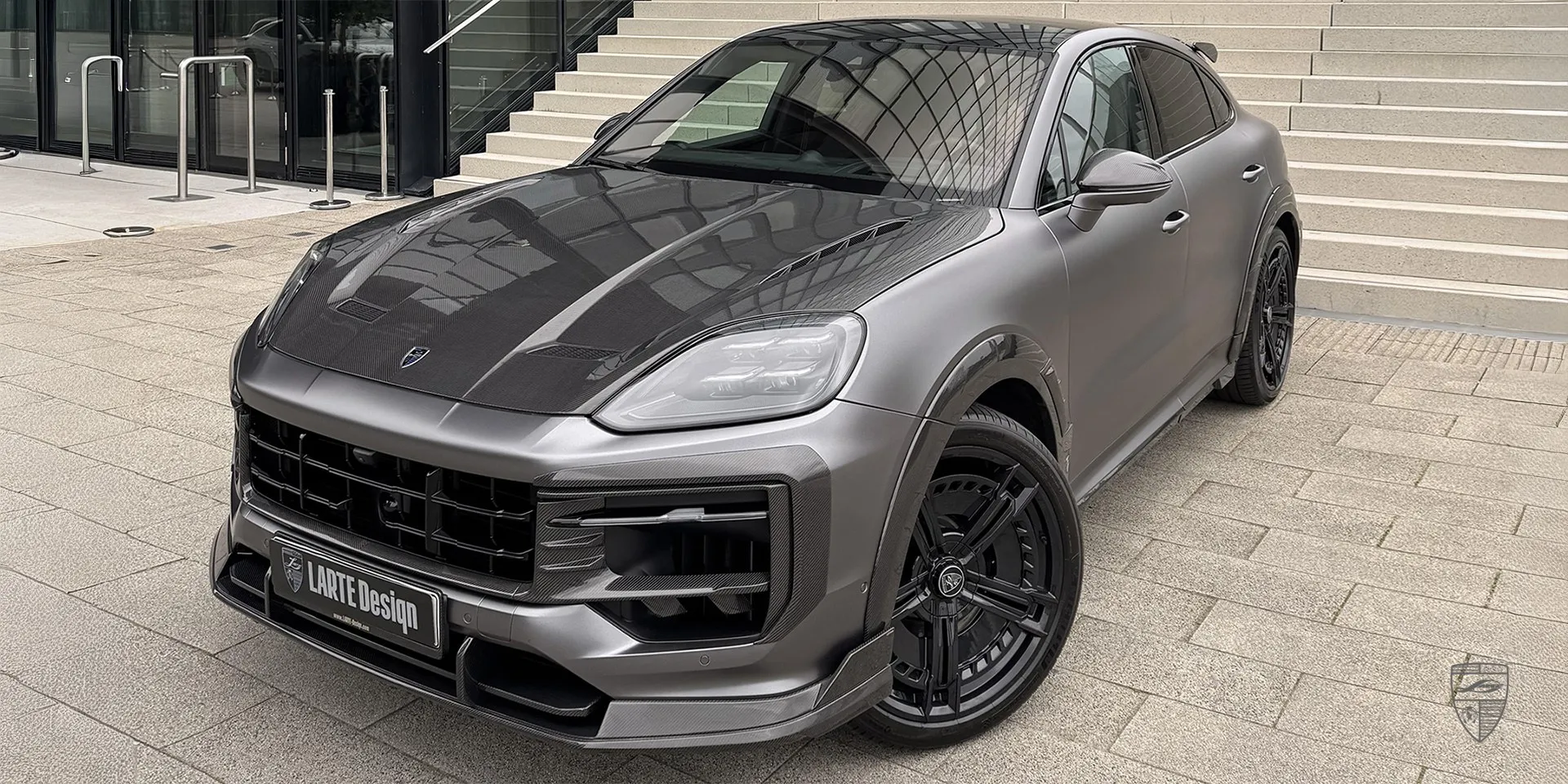 Porsche Cayenne с апгрейдом из prepreg карбона
