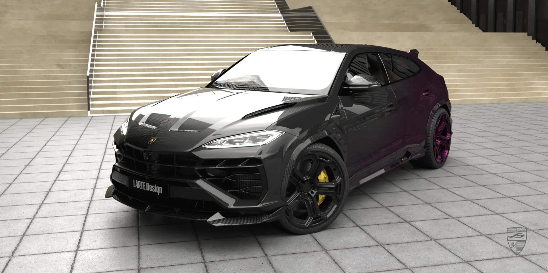Кастомный карбоновый обвес Lamborghini Urus с эксклюзивными внешними доработками