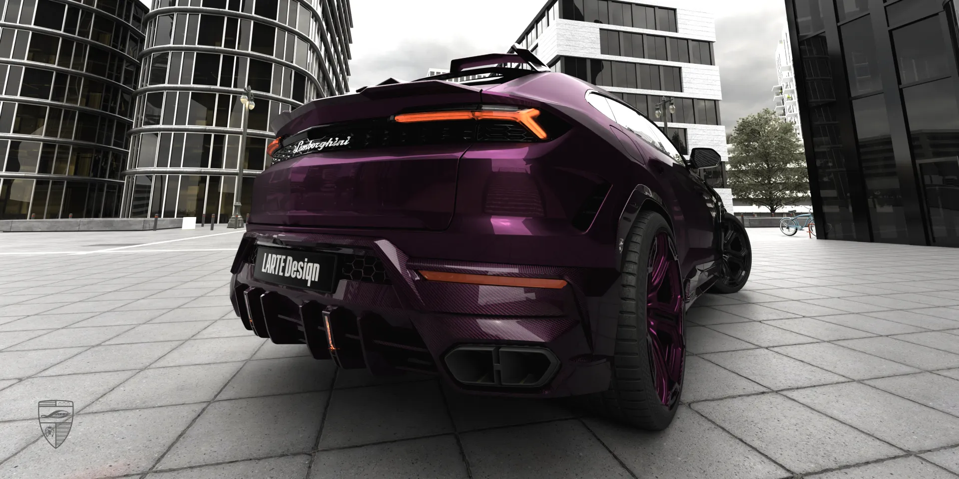 Карбоновый тюнинг‑пакет Lamborghini Urus с эксклюзивными внешними доработками