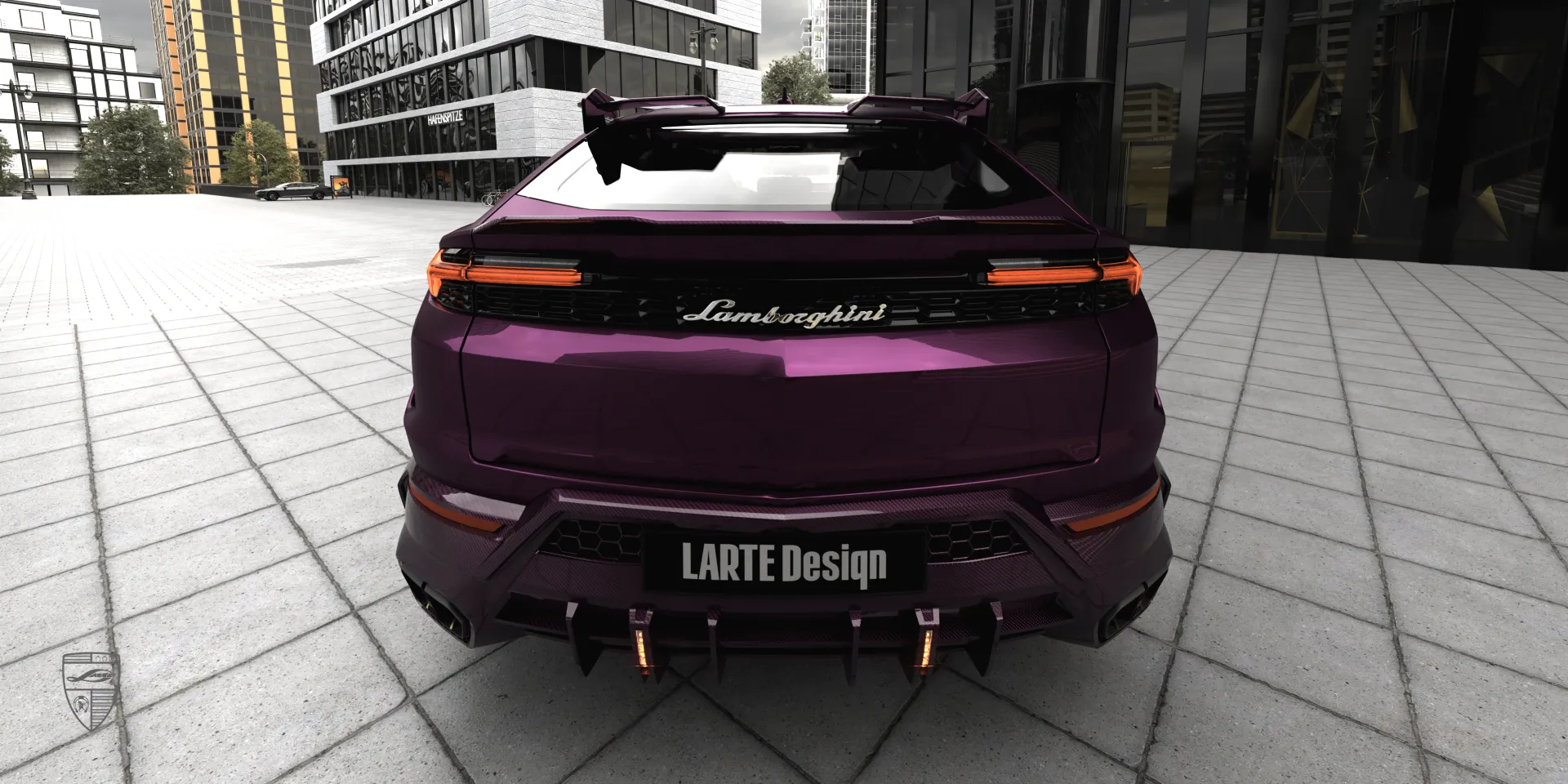 Люксовый тюнинг‑пакет Lamborghini Urus с компонентами из углеволокна