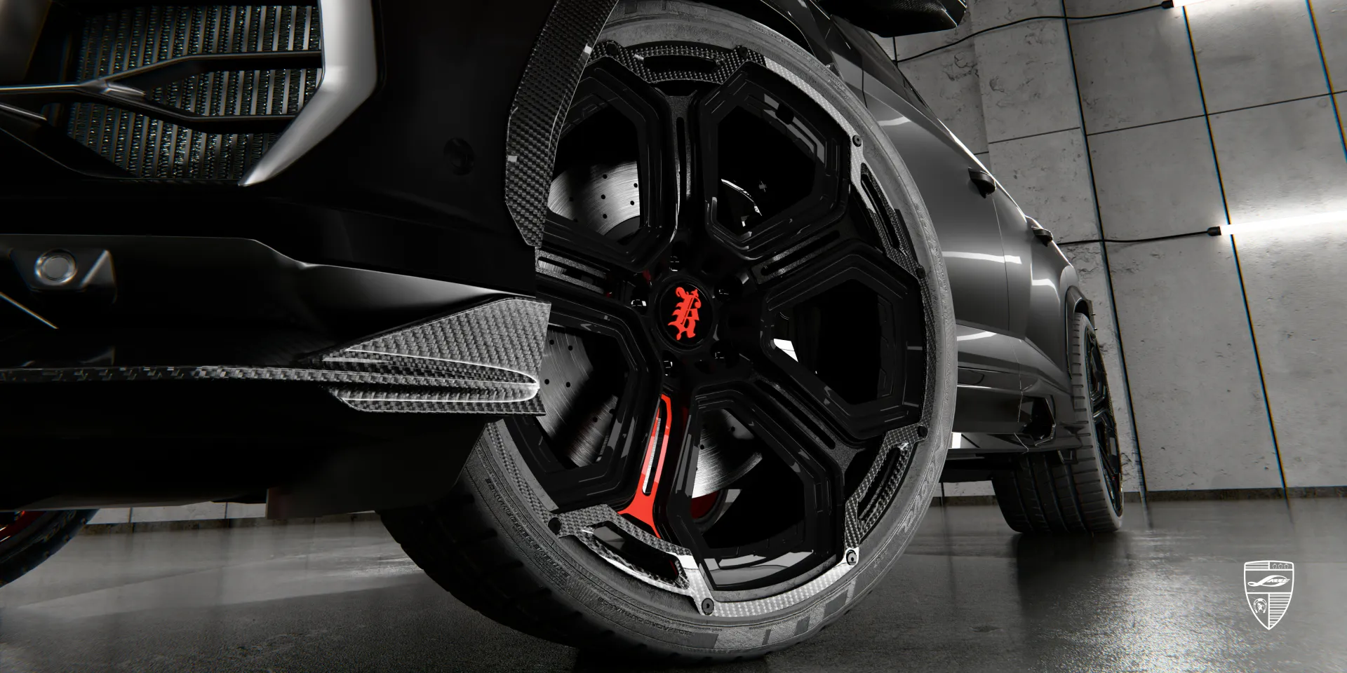24‑дюймовые колёса на Lamborghini Urus SE — мощная посадка, премиальный дизайн