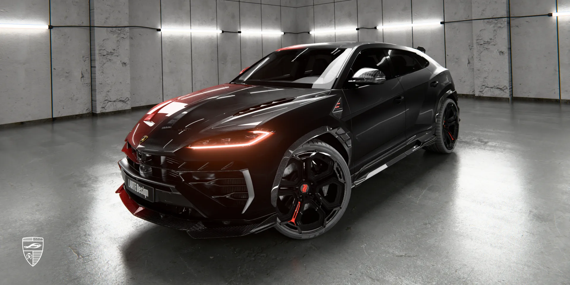 Widebody‑кит Lamborghini Urus SE 2026 года: расширенные колёсные арки, агрессивный профиль