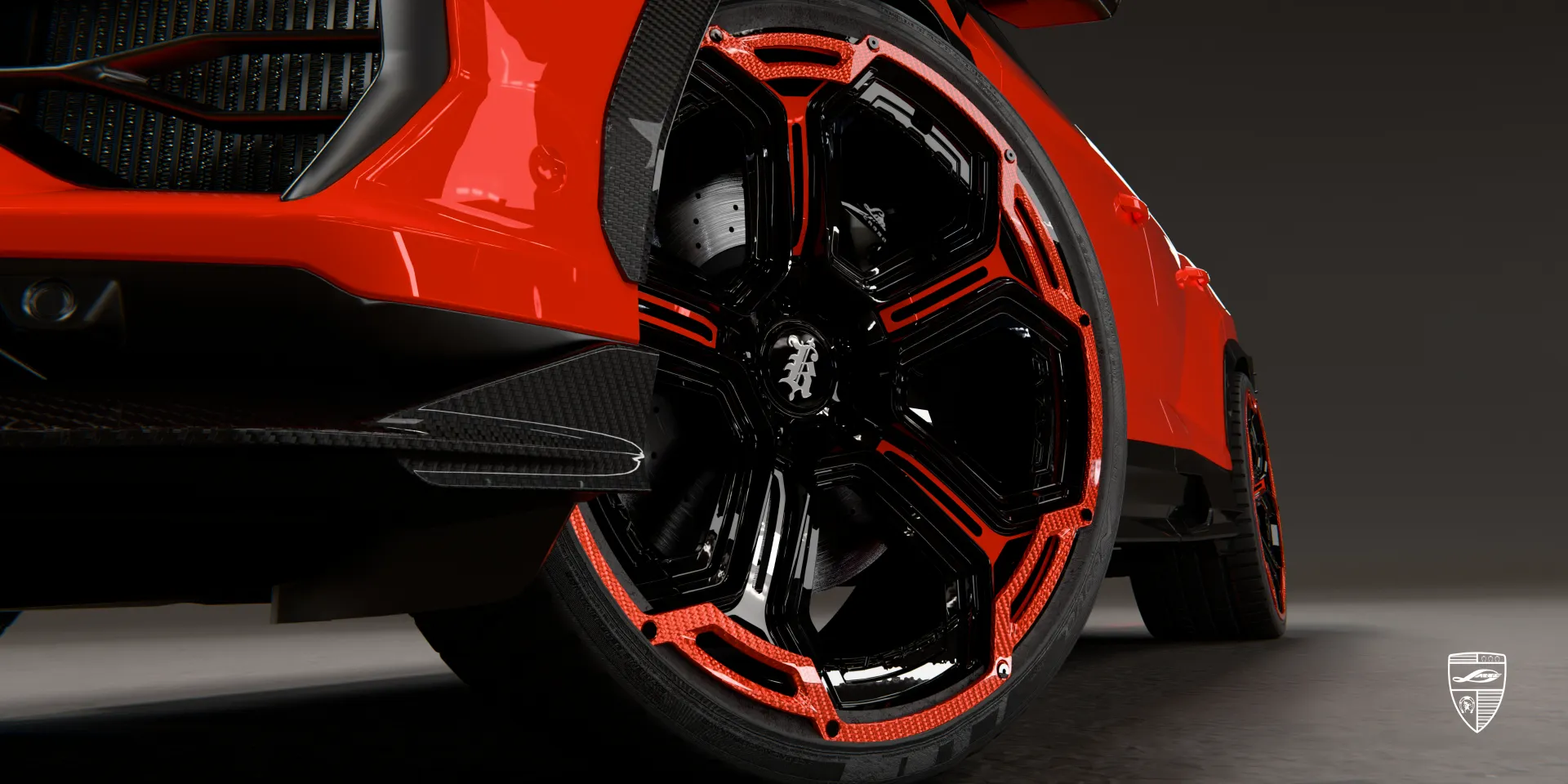 Апгрейд дисков + комплект обвеса из dry карбона = Lamborghini URUS SE доведён до совершенства