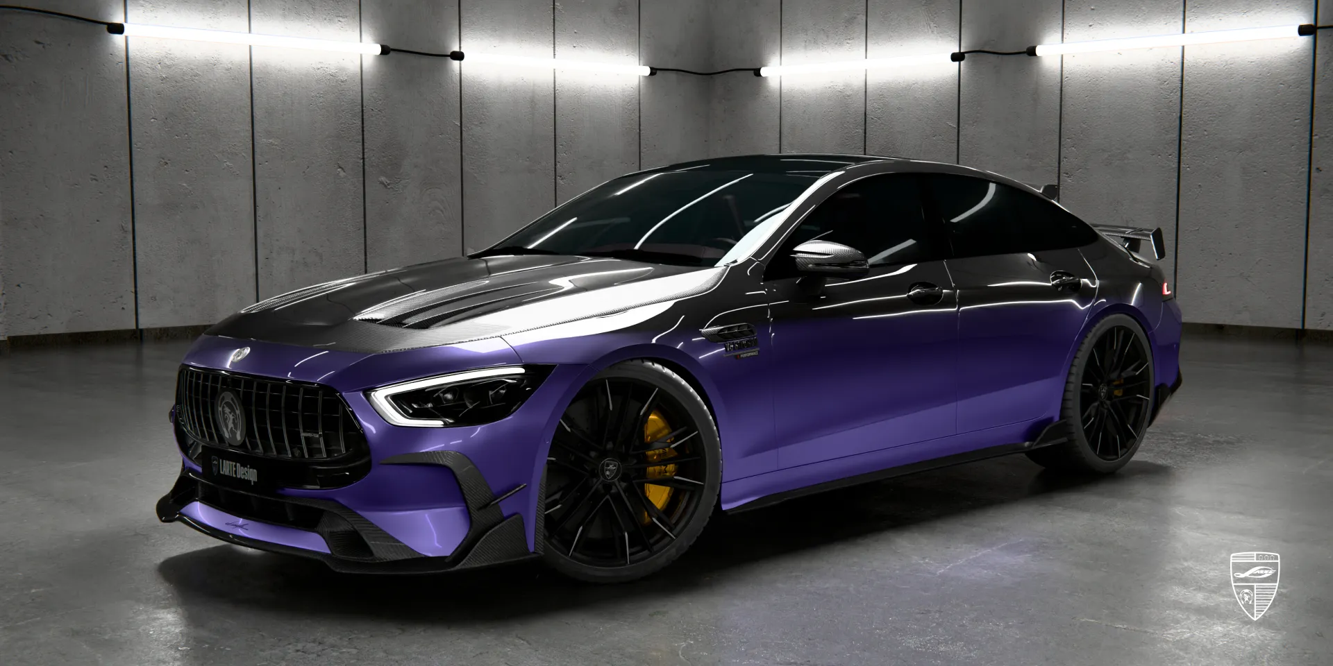 Обвес Signature и кованые диски для Mercedes-Benz GT AMG 63s Facelift от LARTE Design