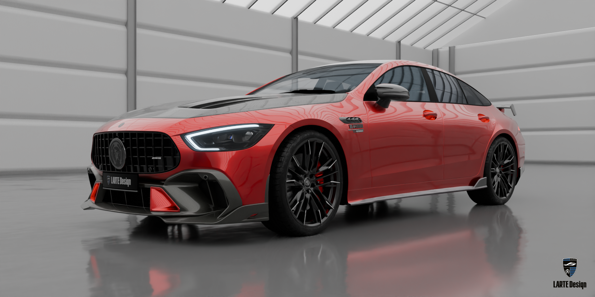 Обвес Signature и кованые диски для Mercedes-Benz GT AMG 63s Обвес Signature и кованые диски для Mercedes-Benz GT AMG 63s от LARTE Design