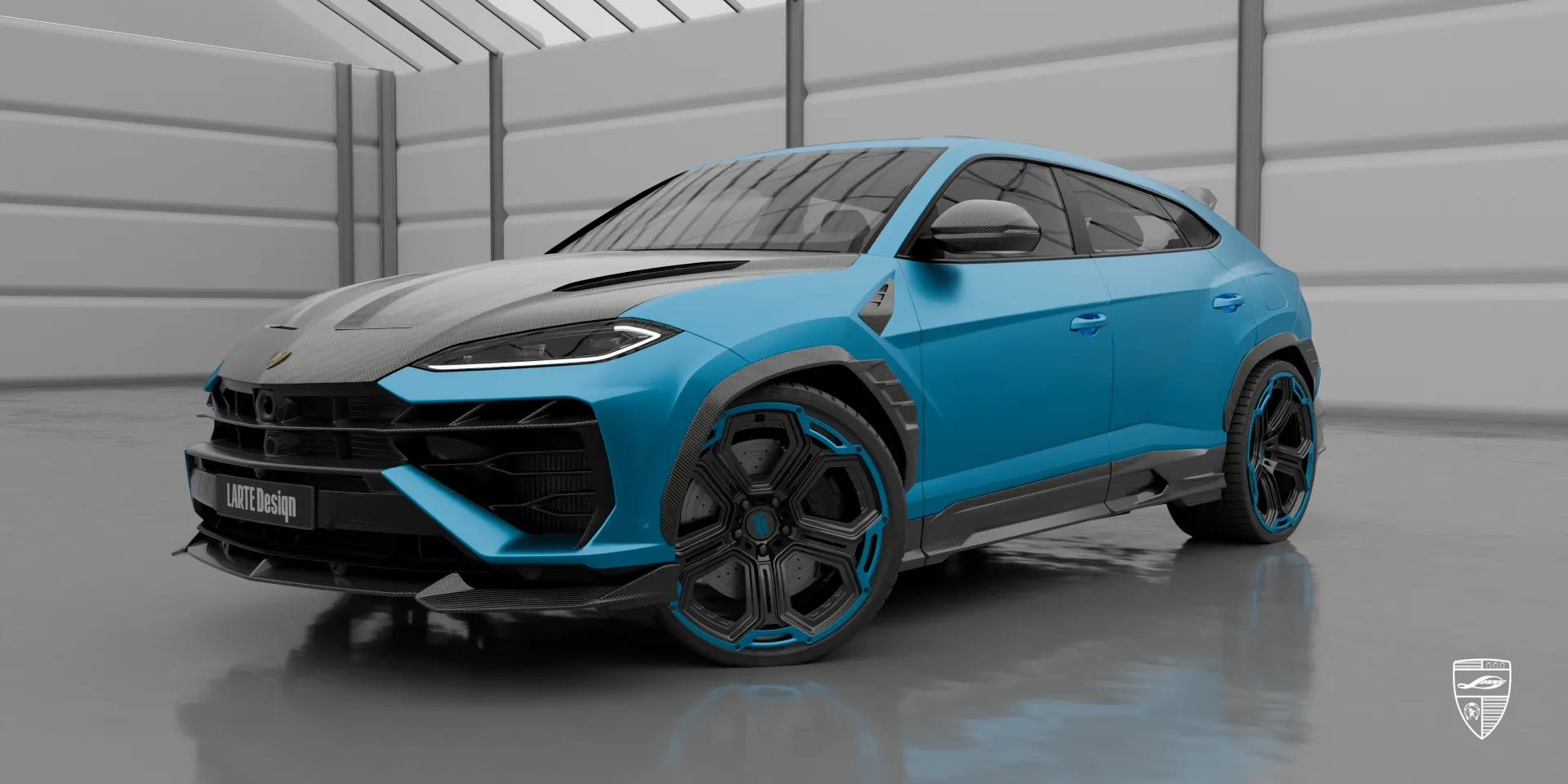 Обновленный URUS SE: карбоновый Widebody‑пакет LARGENDA, брутальный вид