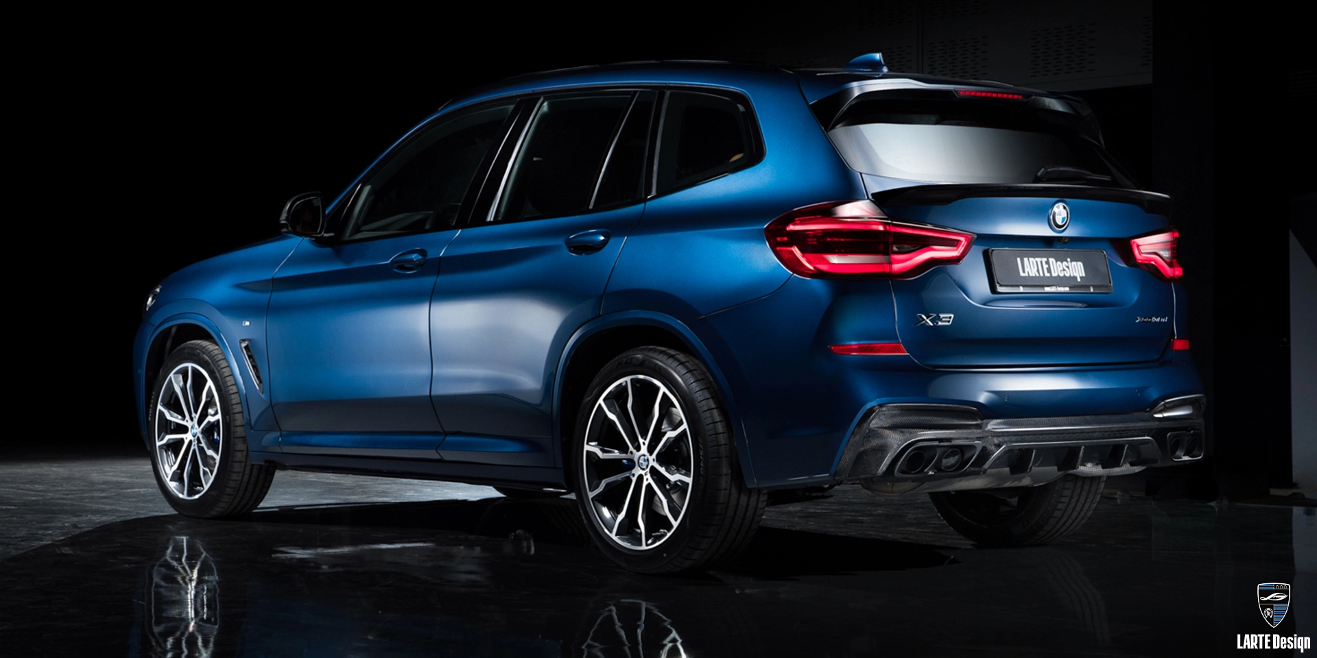 Купить обвес 2024 на BMW X3 G01 Tanzanite Blue II Metallic