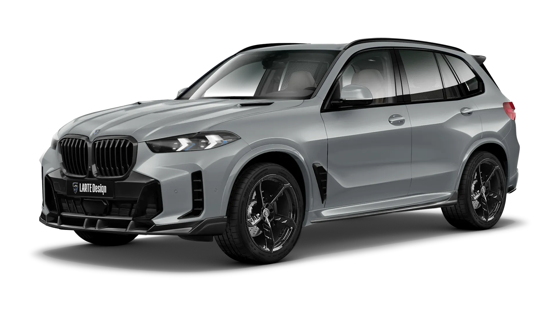 BMW X5 G05 LCI 2023 - 2026 в цвете Brooklyn Grey с кастомным обвесом