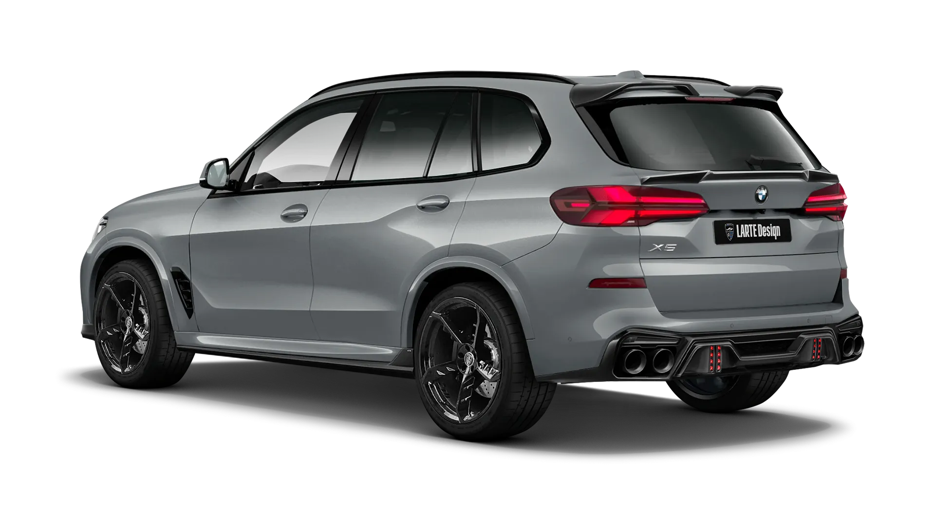 BMW X5 G05 LCI 2023 - 2026 в цвете Brooklyn Grey с кастомным тюнингом