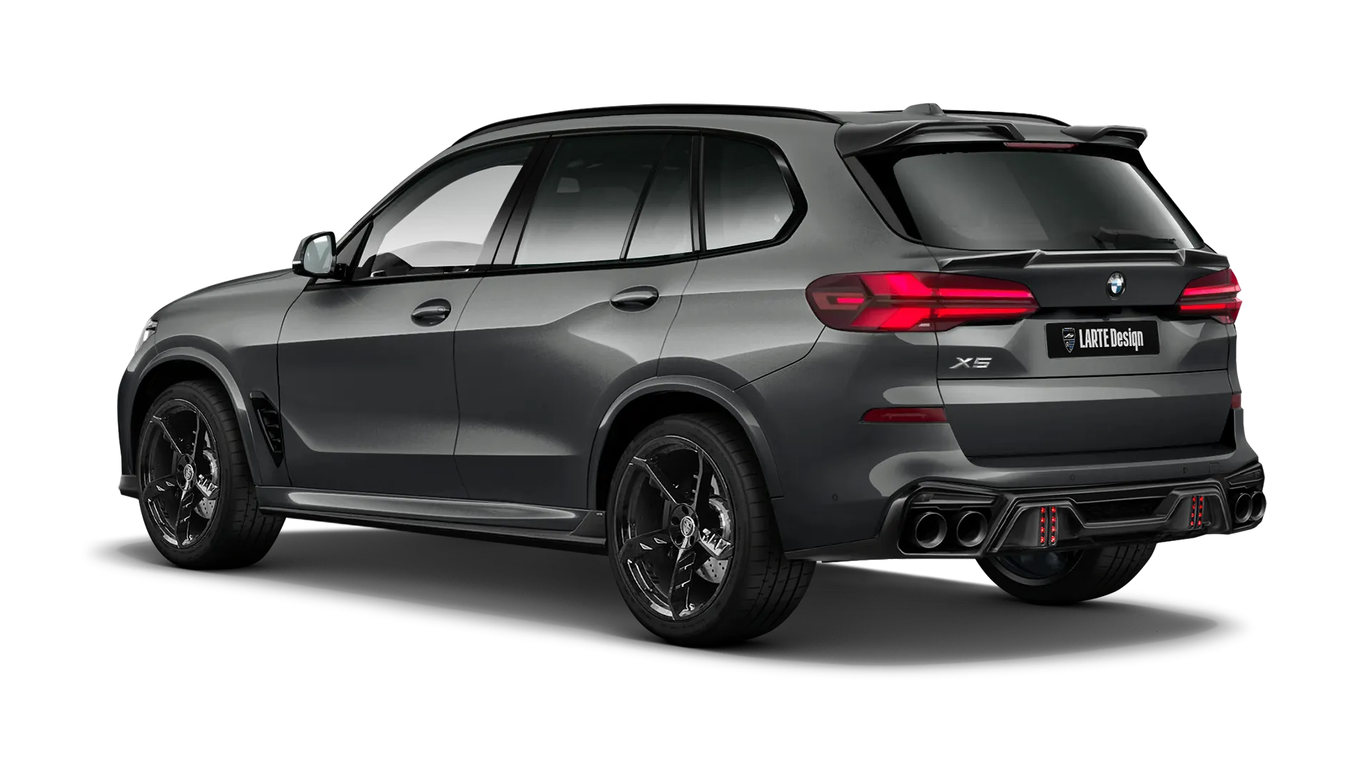 BMW X5 G05 LCI 2023 - 2026 в цвете Dravit Grey с кастомным тюнингом