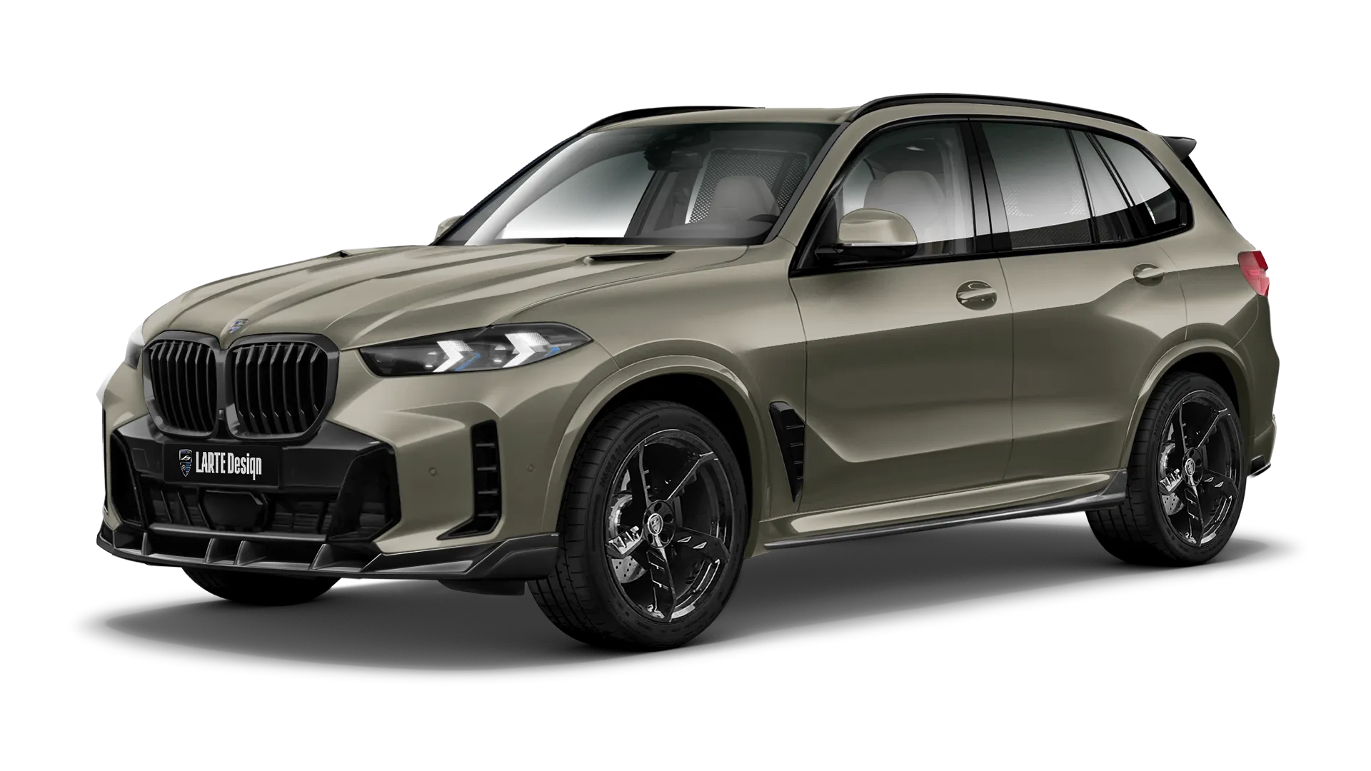 BMW X5 G05 LCI 2023 - 2026 в цвете Manhattan Green с кастомным обвесом