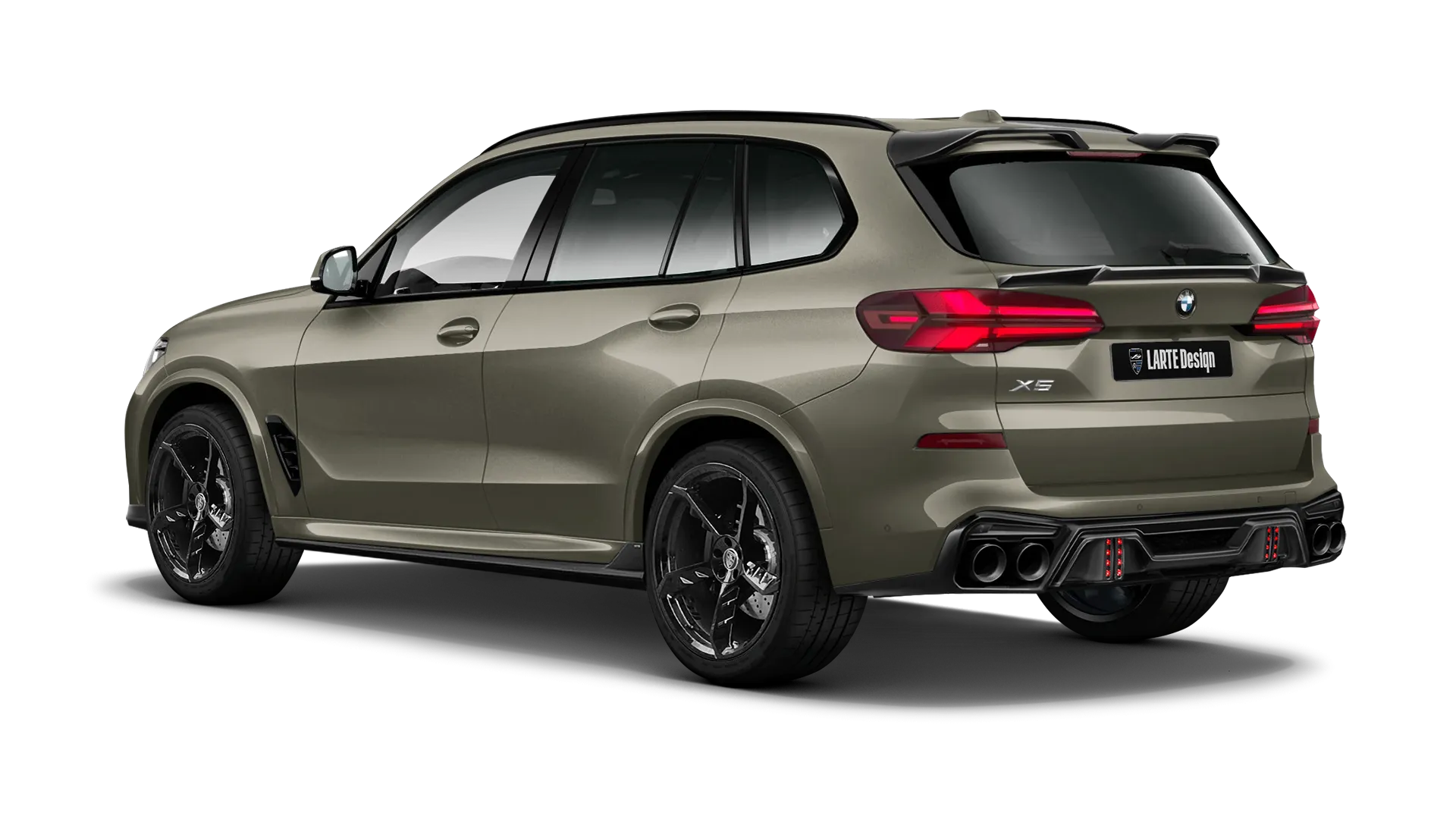 BMW X5 G05 LCI 2023 - 2026 в цвете Manhattan Green с кастомным тюнингом