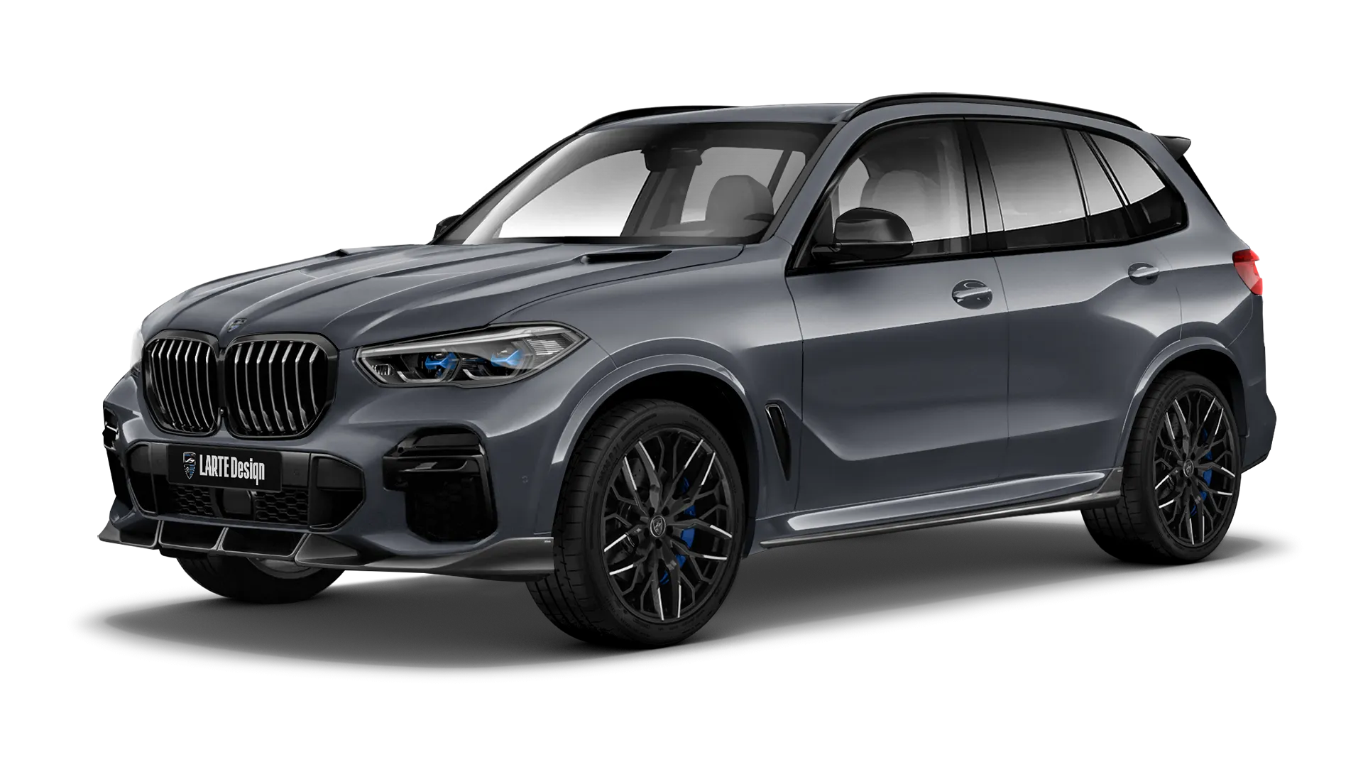 BMW X5 G05 2019 - 2023 в цвете Arctic Grey с кастомным обвесом