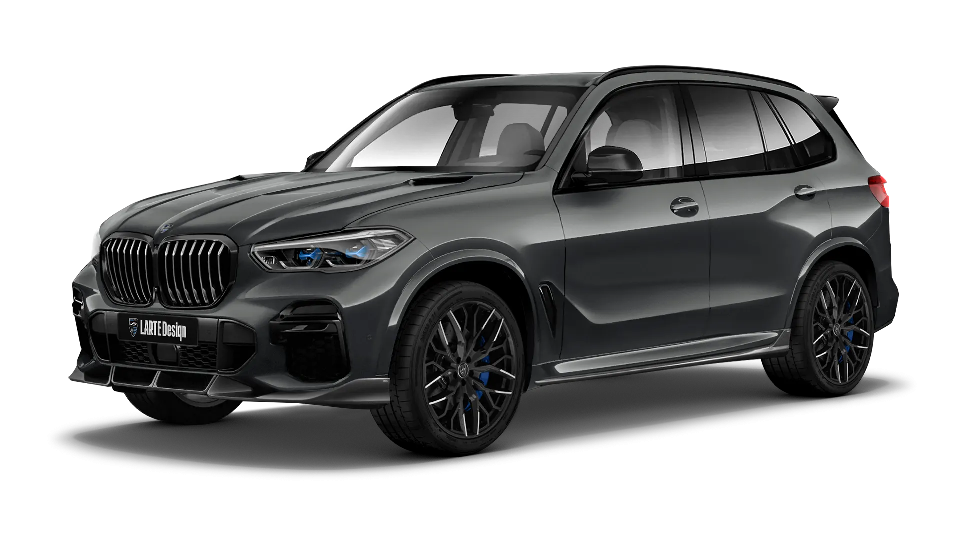 BMW X5 G05 2019 - 2023 в цвете Dravit Grey с кастомным обвесом