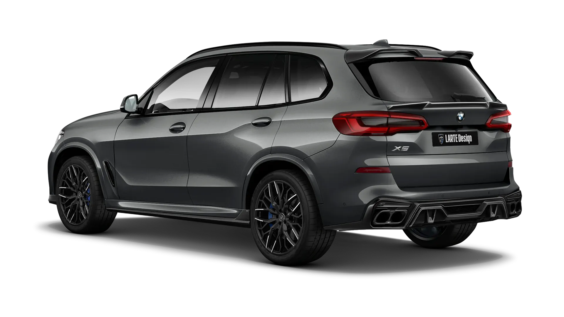 BMW X5 G05 2019 - 2023 в цвете Dravit Grey с кастомным тюнингом