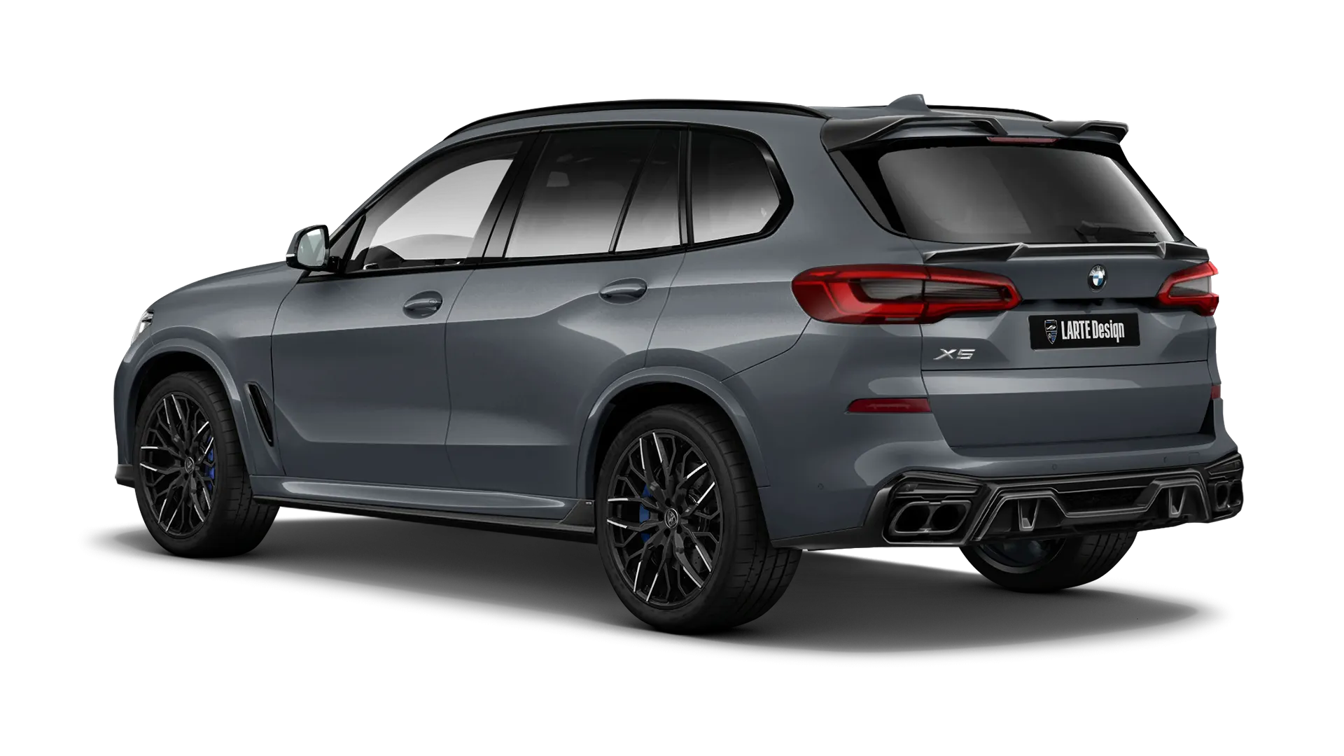 BMW X5 G05 2019 - 2023 в цвете Frozen Gray с кастомным тюнингом