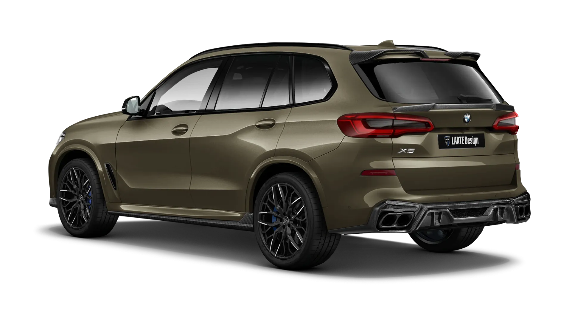 BMW X5 G05 2019 - 2023 в цвете Manhattan с карбоновым тюнингом