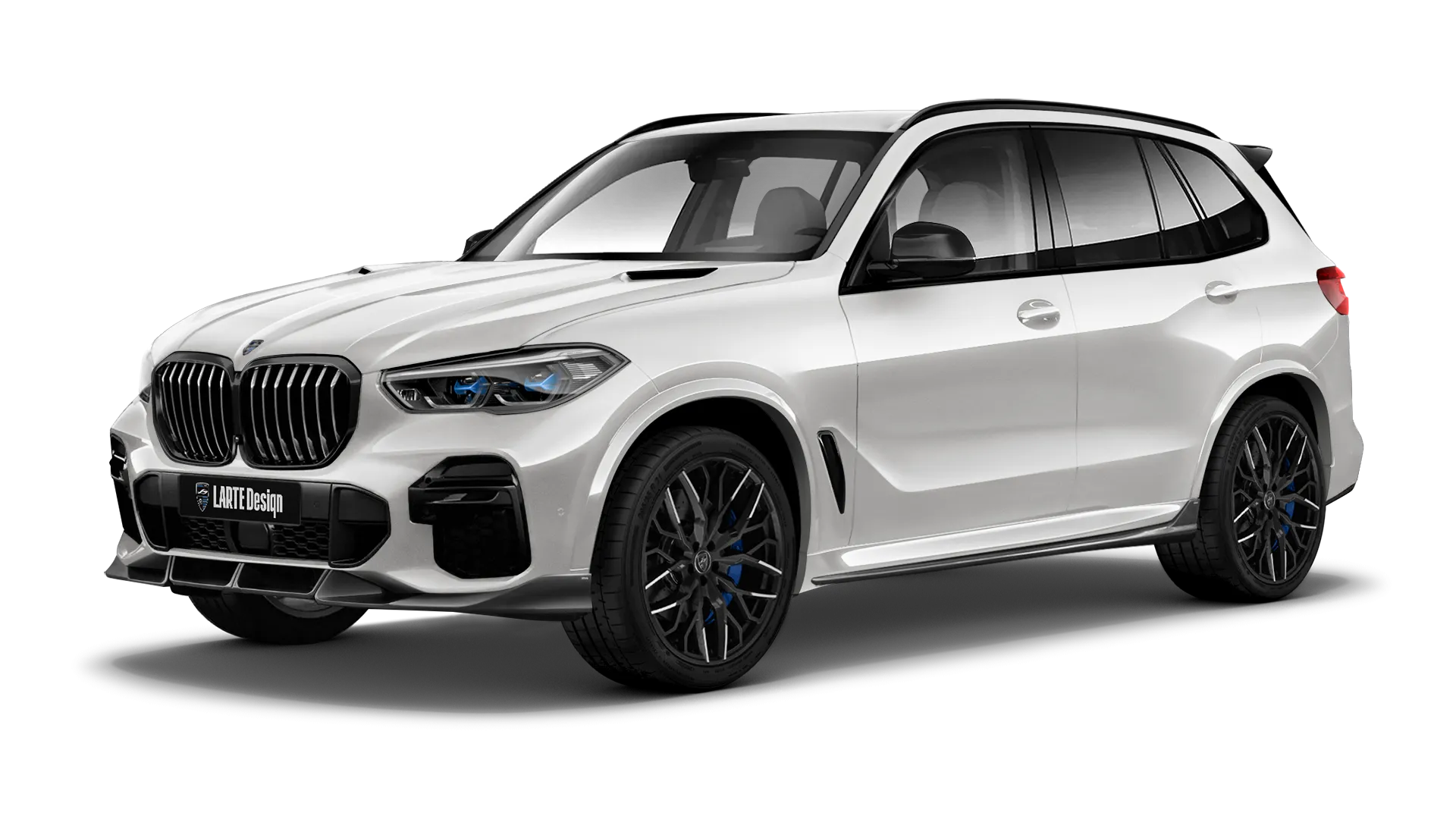 BMW X5 G05 2019 - 2023 в цвете Snow White с кастомным обвесом