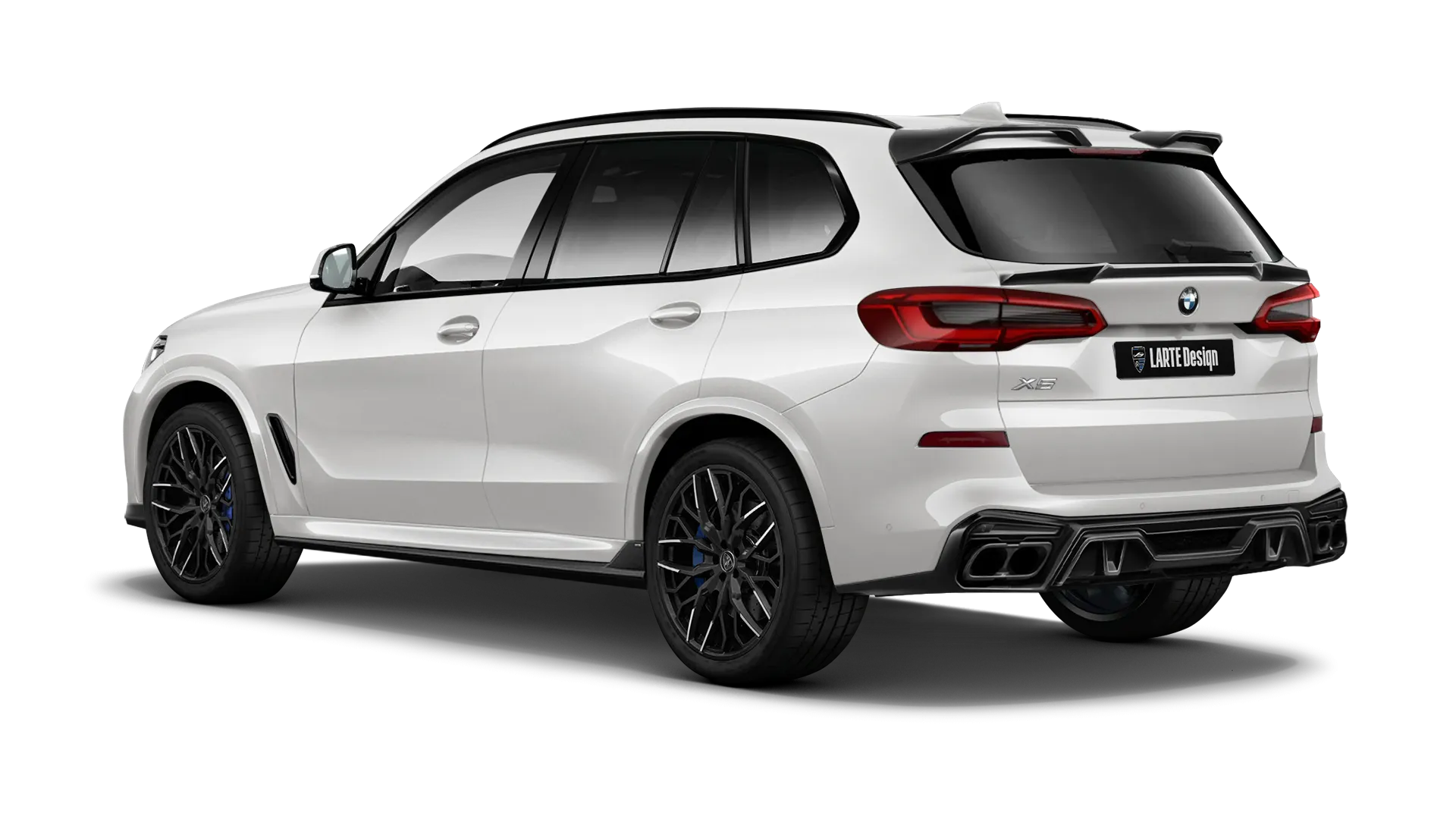 BMW X5 G05 2019 - 2023 в цвете Snow White с кастомным тюнингом