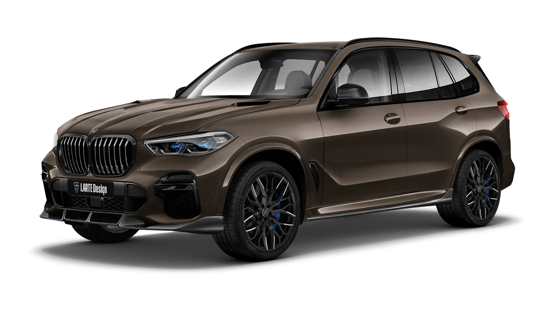 BMW X5 G05 2019 - 2023 в цвете Sparkling Brown с кастомным обвесом