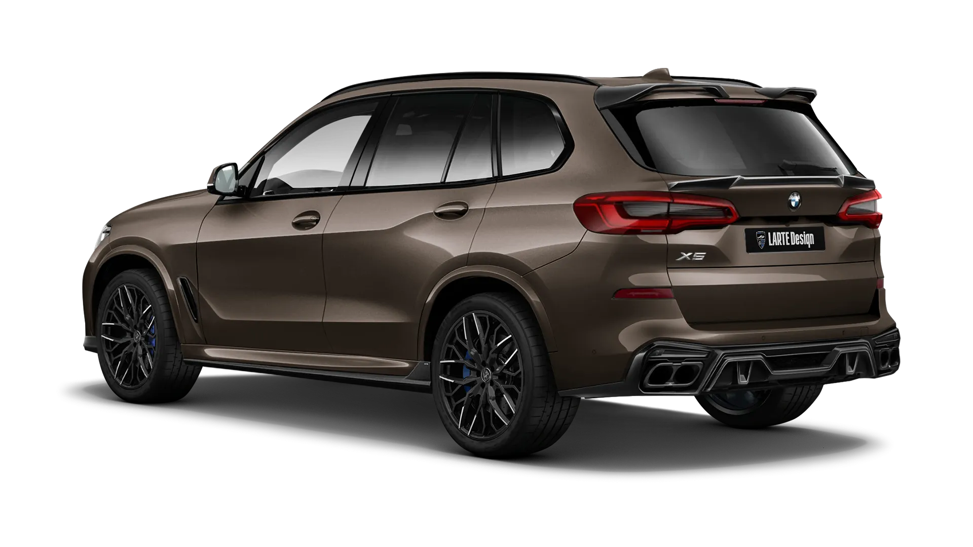 BMW X5 G05 2019 - 2023 в цвете Sparkling Brown с кастомным тюнингом