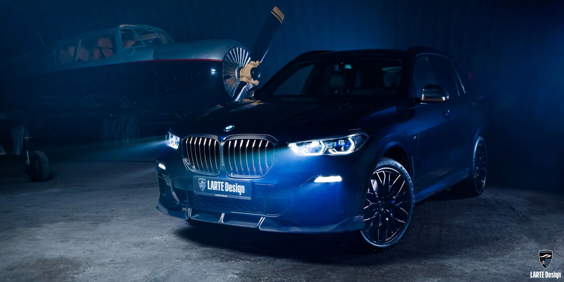Цена тюнинга для LARTE Performance BMW X5 M sport G05 Tanzanite Blue II Metallic
