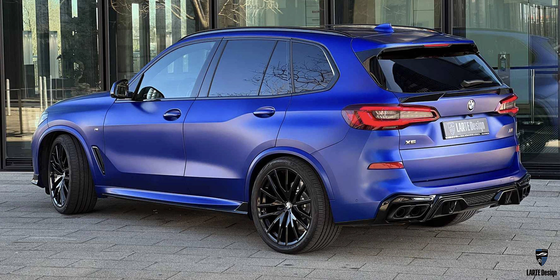 Установка для обвеса автомобиля из углеродного волокна для LARTE Performance BMW X5 M sport G05 Phytonic Blue Metallic
