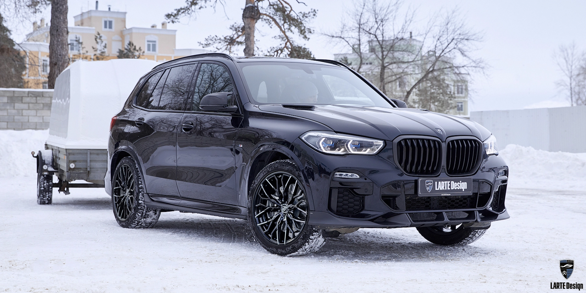 Закажите новые наконечники выхлопных газов из углеродного волокна для BMW X5 M sport G05 черного цвета