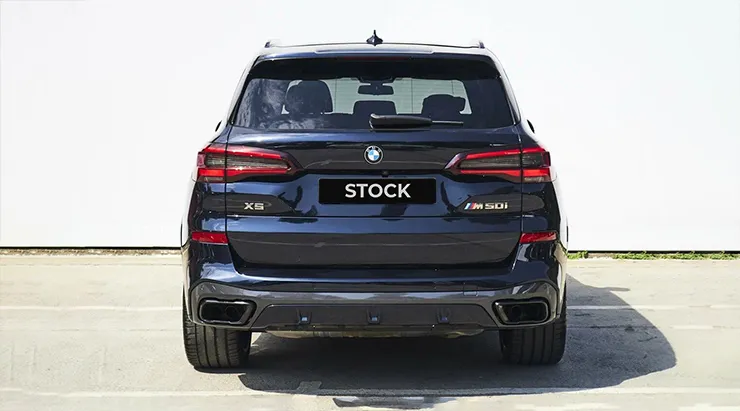 Задний профиль BMW X5 G05 2019 - 2023 с кастомным тюнингом