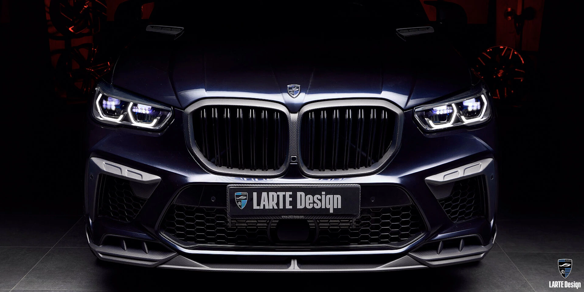 Купить тюнинг-комплект для LARTE Performance BMW X5M Competition F95 Tanzanite Blue II Metallic