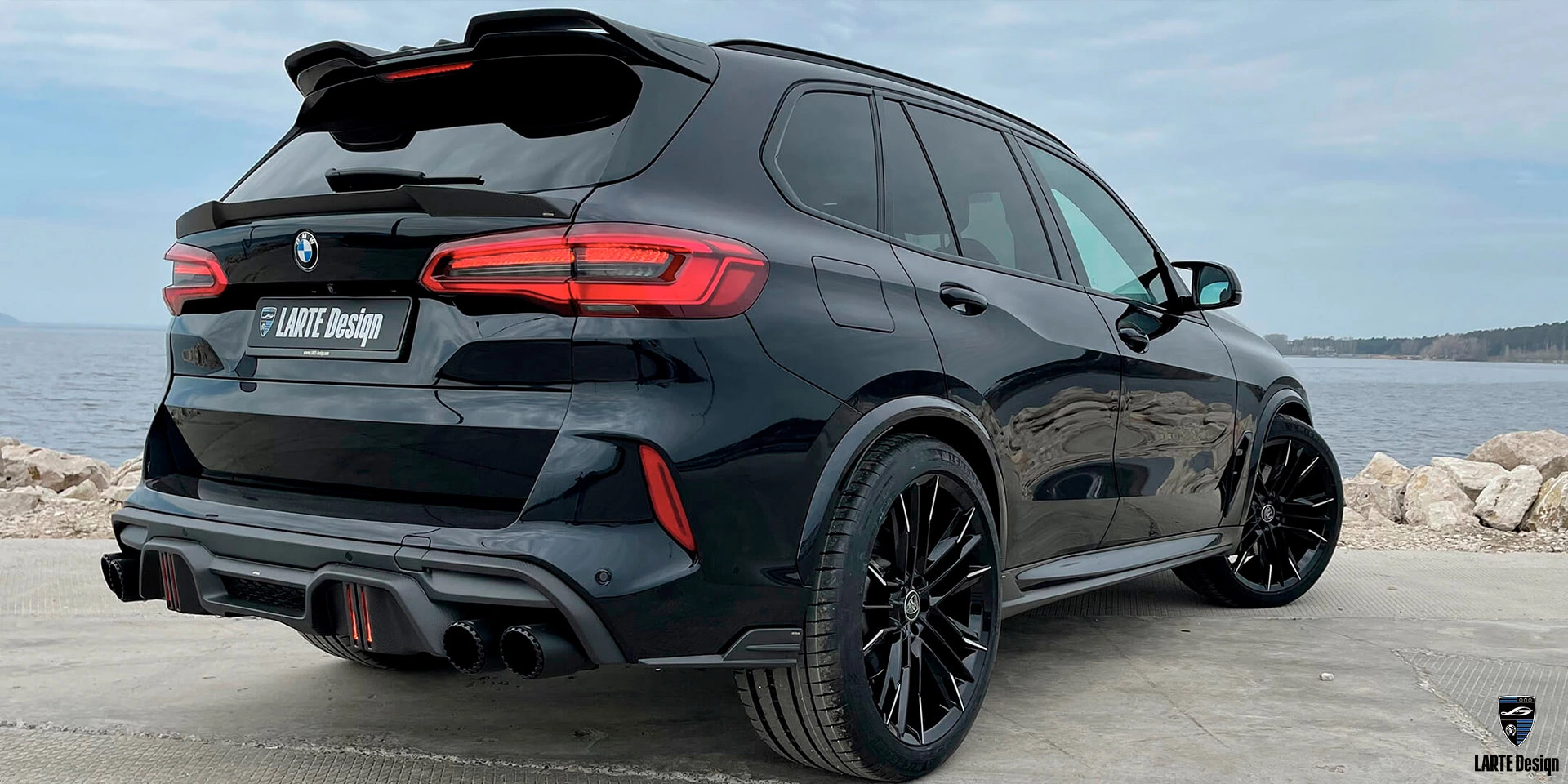 Запрос на дополнительный диффузор из углеродного волокна для BMW X5M Competition F95 Сarbon Black Metallic