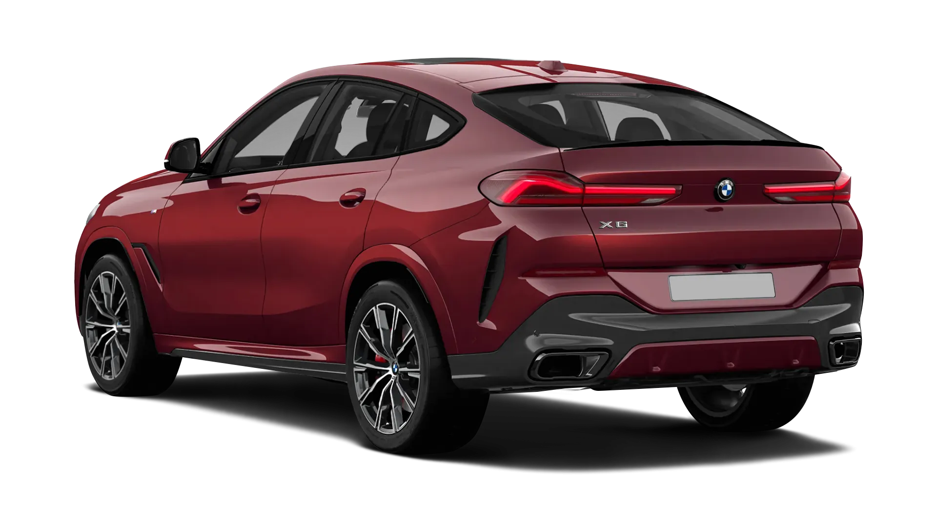 BMW X6 G06 LCI III Facelift стоковый, цвет Aventurin Red