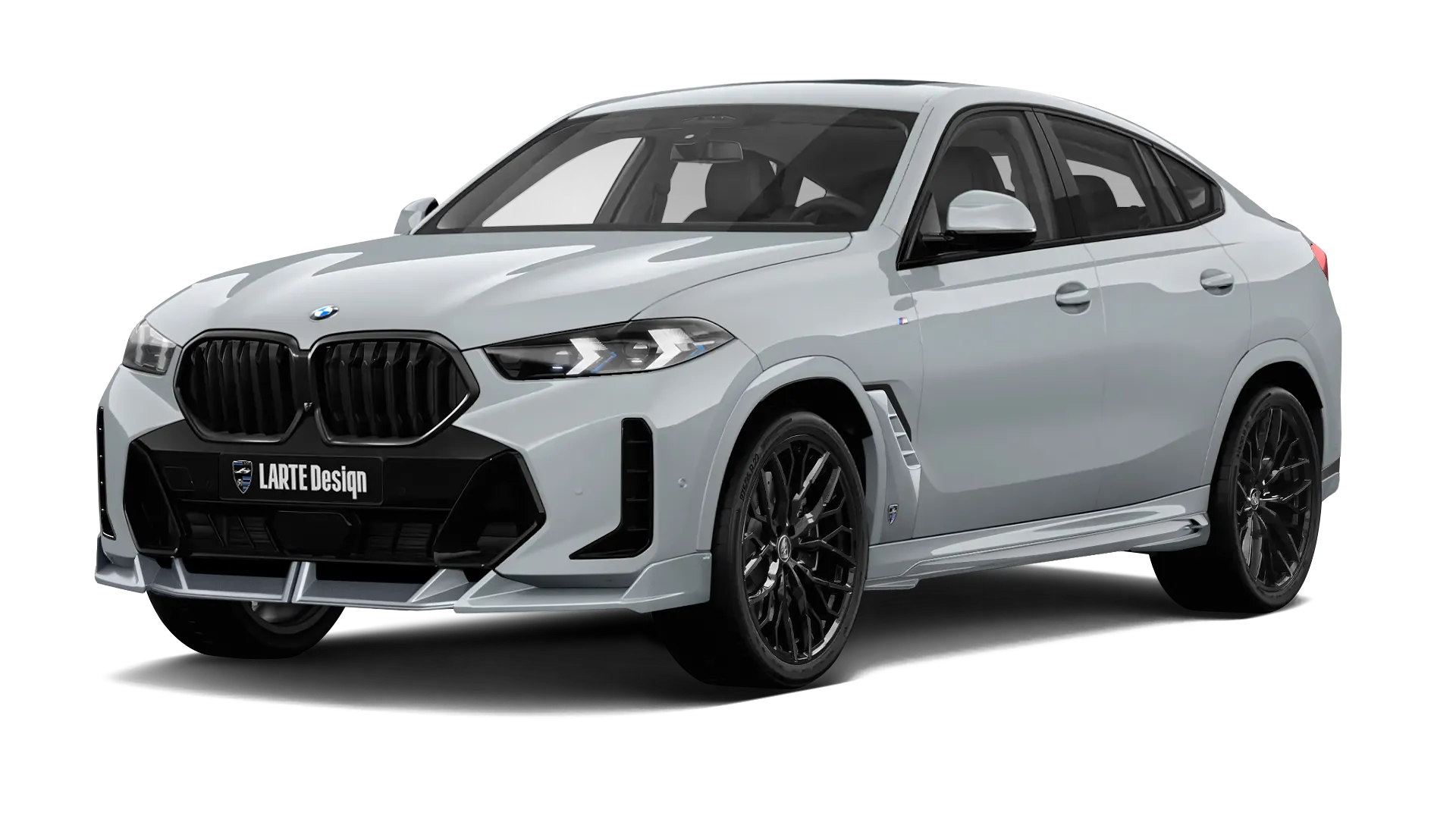 BMW X6 G06 LCI III Facelift в цвете Brooklyn Grey с кастомным обвесом